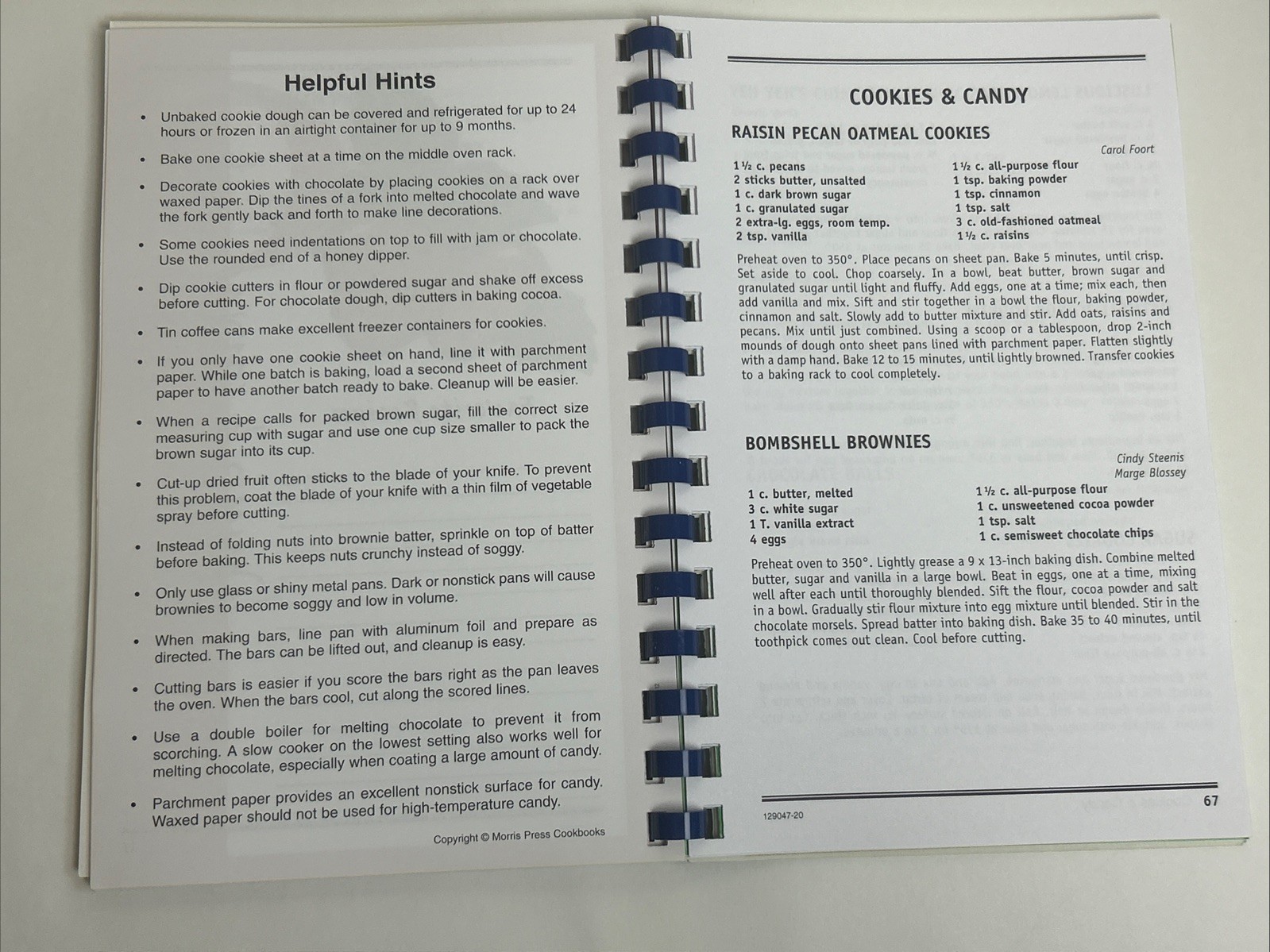 Feast of Goodness Cookbook Advent Lutheran Church 2020 Morris Press (c1)