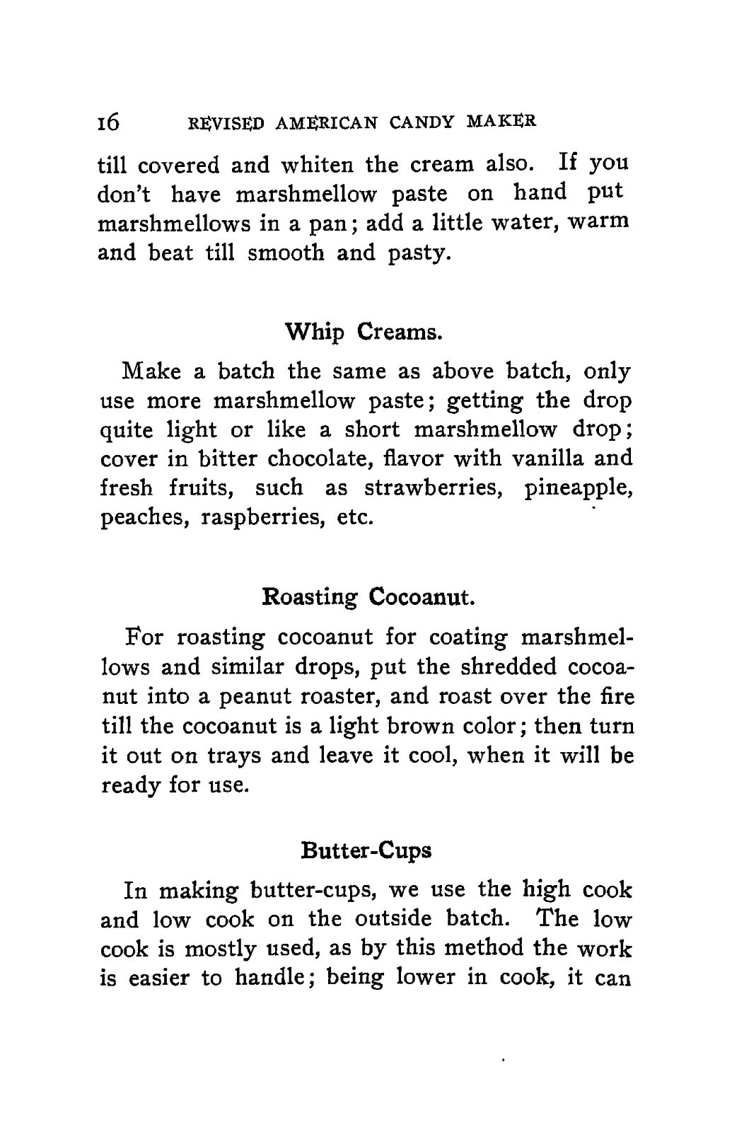 1908 Revised American Candy Maker Vintage Cook Book 331 Pages