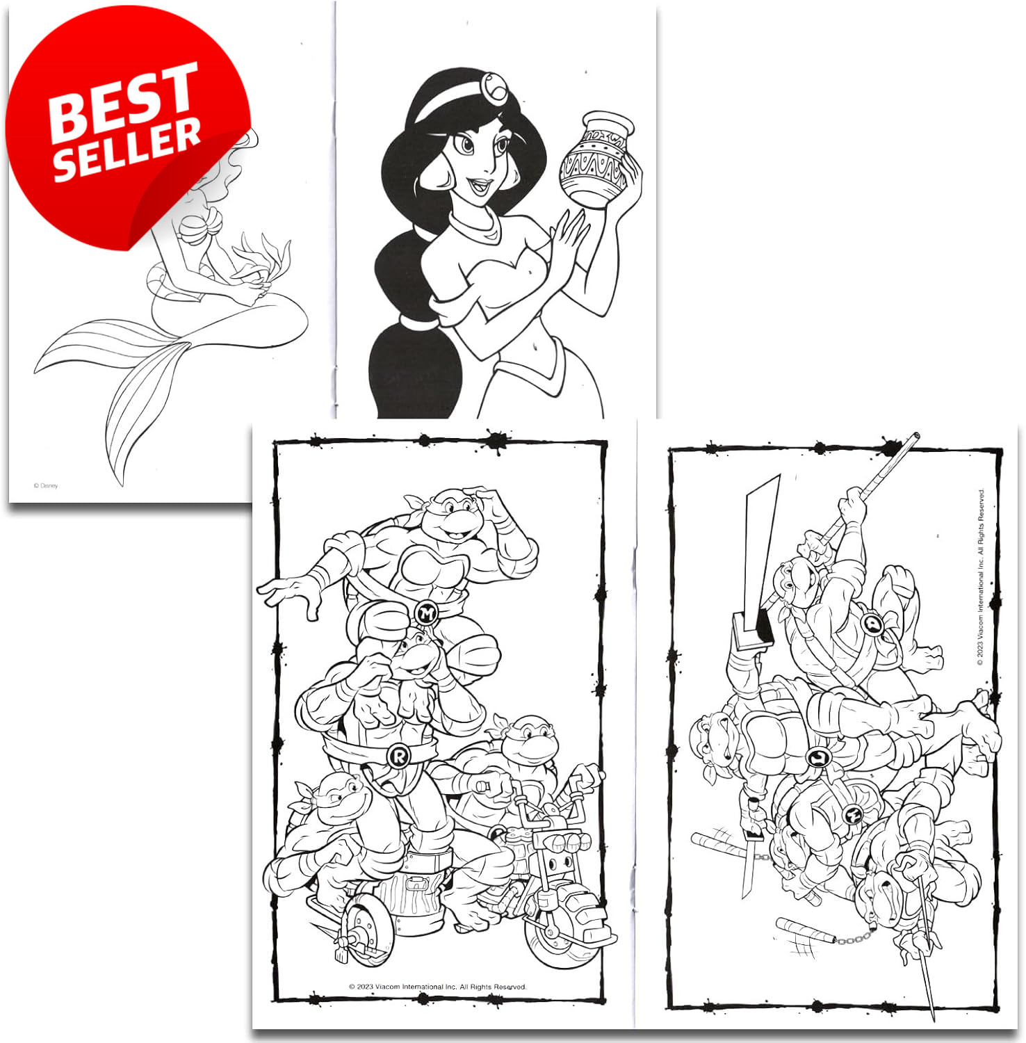 24 Pack Small Coloring Books Kids Bulk Classroom Rewards Party Favors Ages 2-8 –