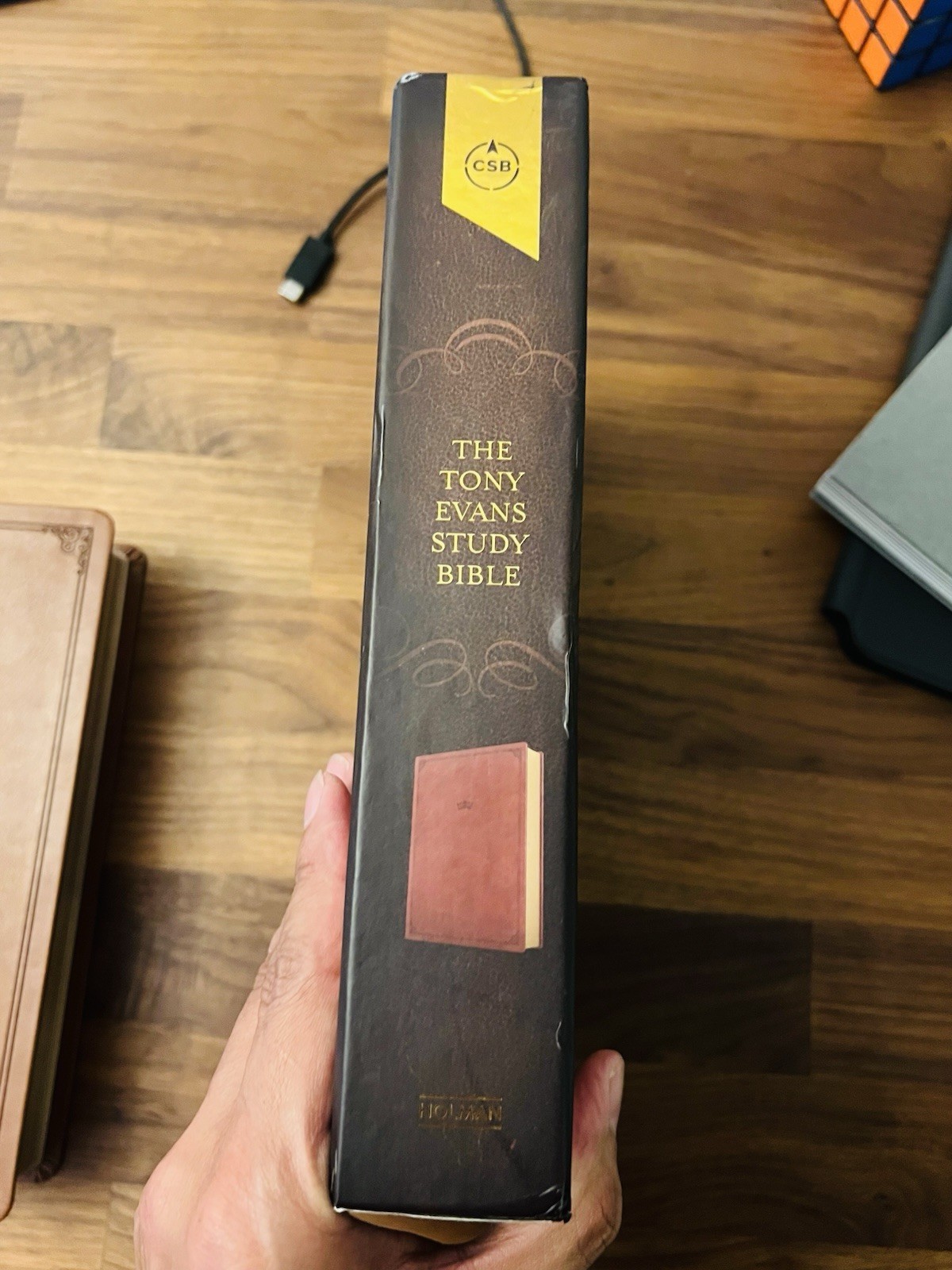 CSB Tony Evans Study Bible, British Tan LeatherTouch : Advancing God’s…