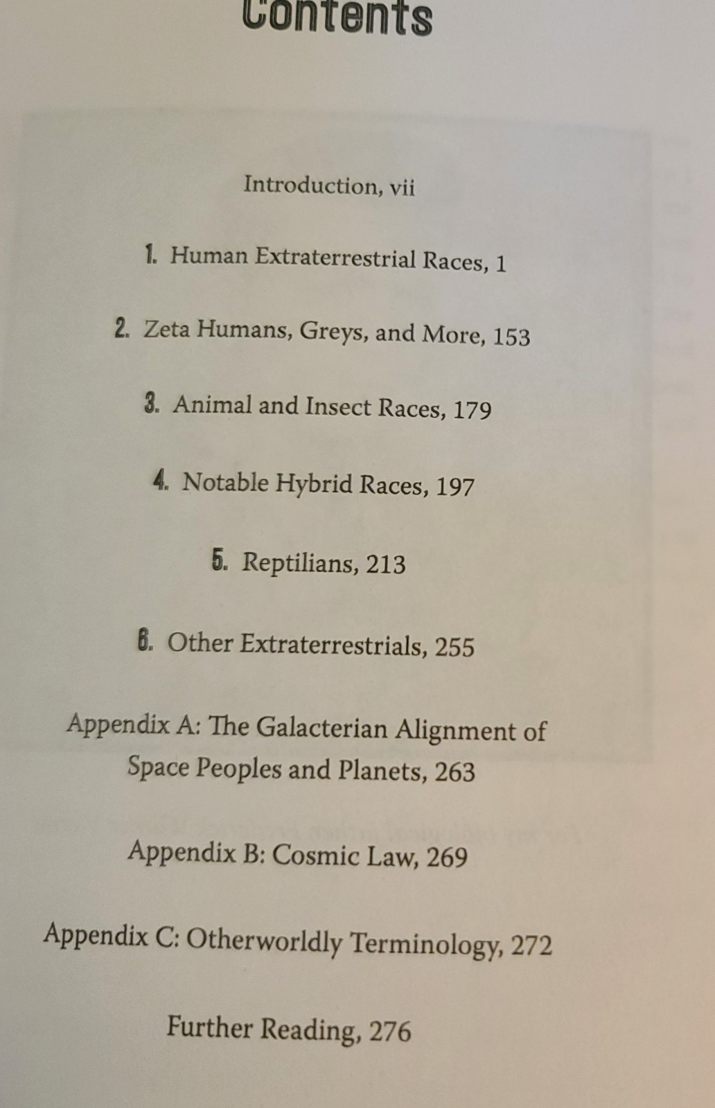 Extraterrestrial Species Almanac :