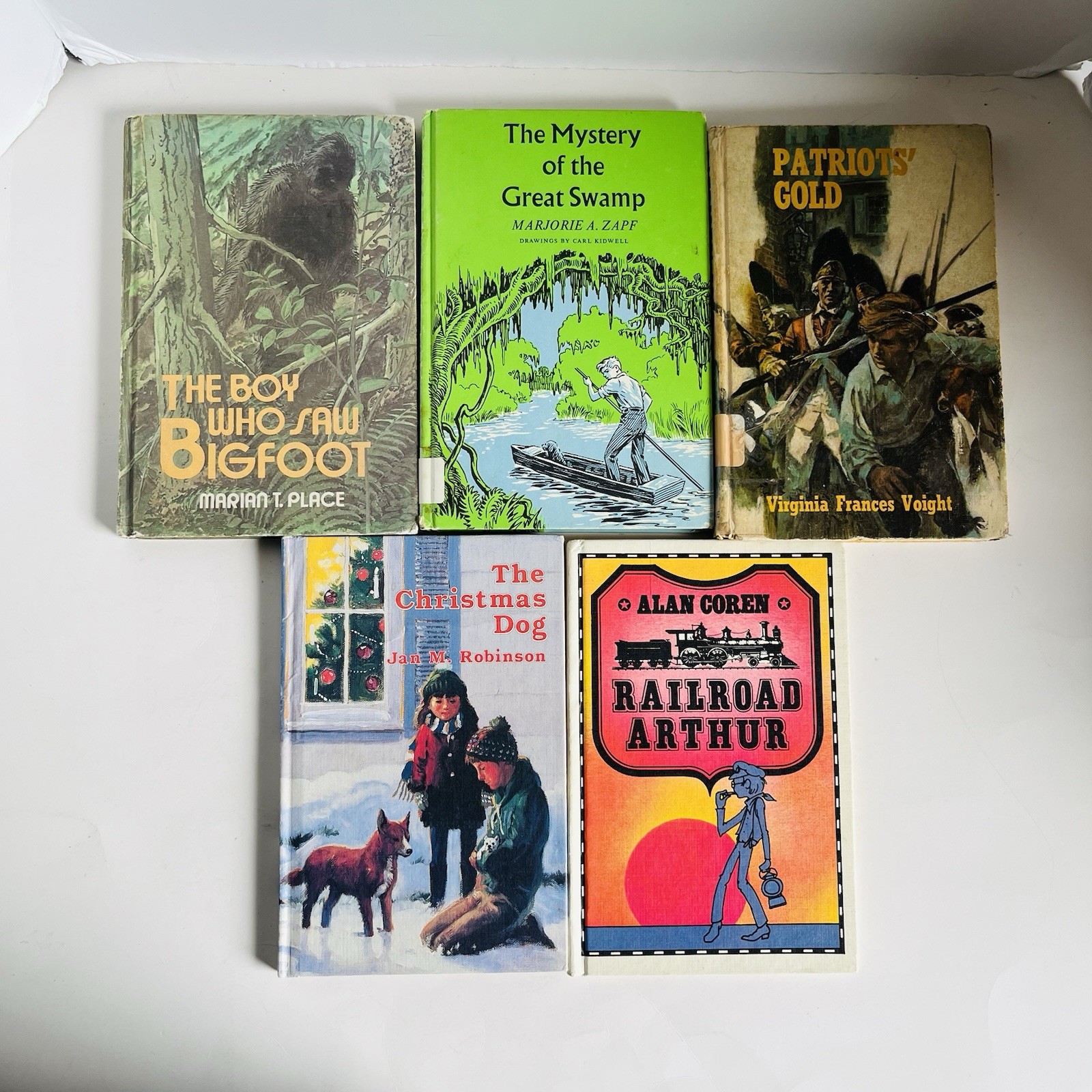 Lot of 5 Vintage Weekly Reader Children’s Book Club Hardcover Books 1960s 1970s