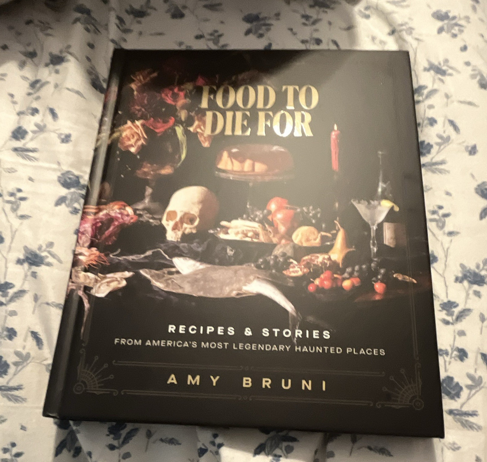 Food to Die For Recipes & Haunted Places Cookbook HC by Amy Bruni English