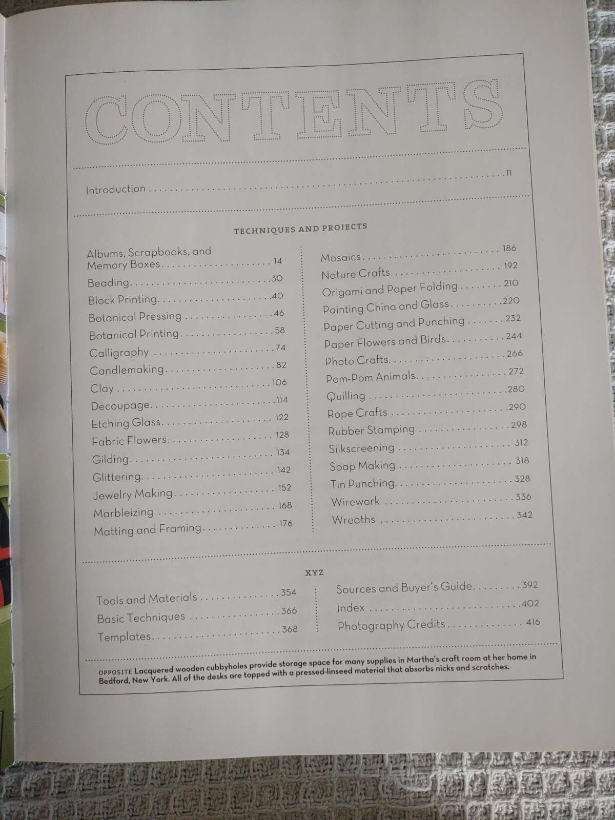 2009 First Edition Hardcover Book: Martha Stewart’s Encyclopedia Of Crafts
