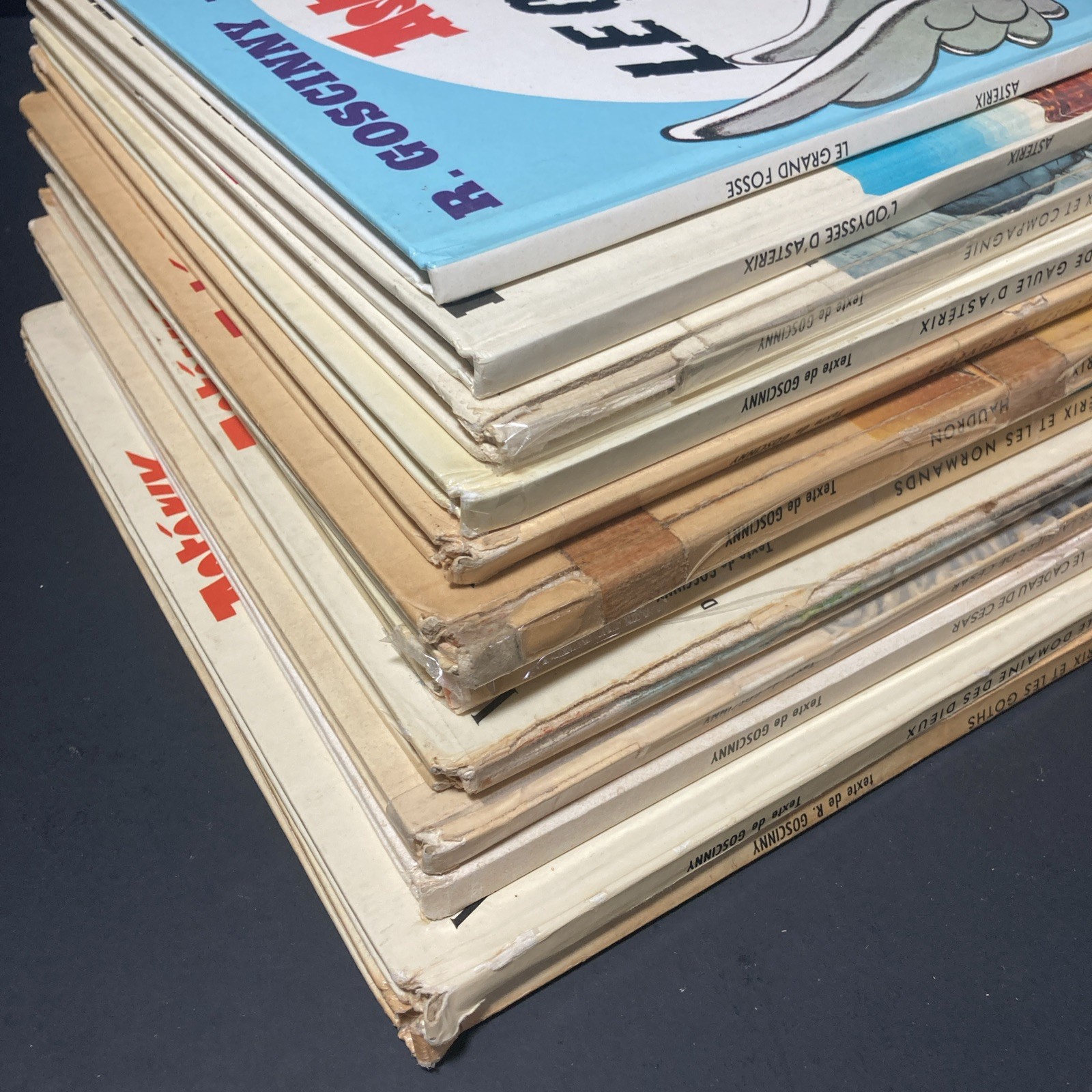 Lot Of 20 Vintage HERGE Les Aventures De TINTIN + ASTERIX OBELIX | French