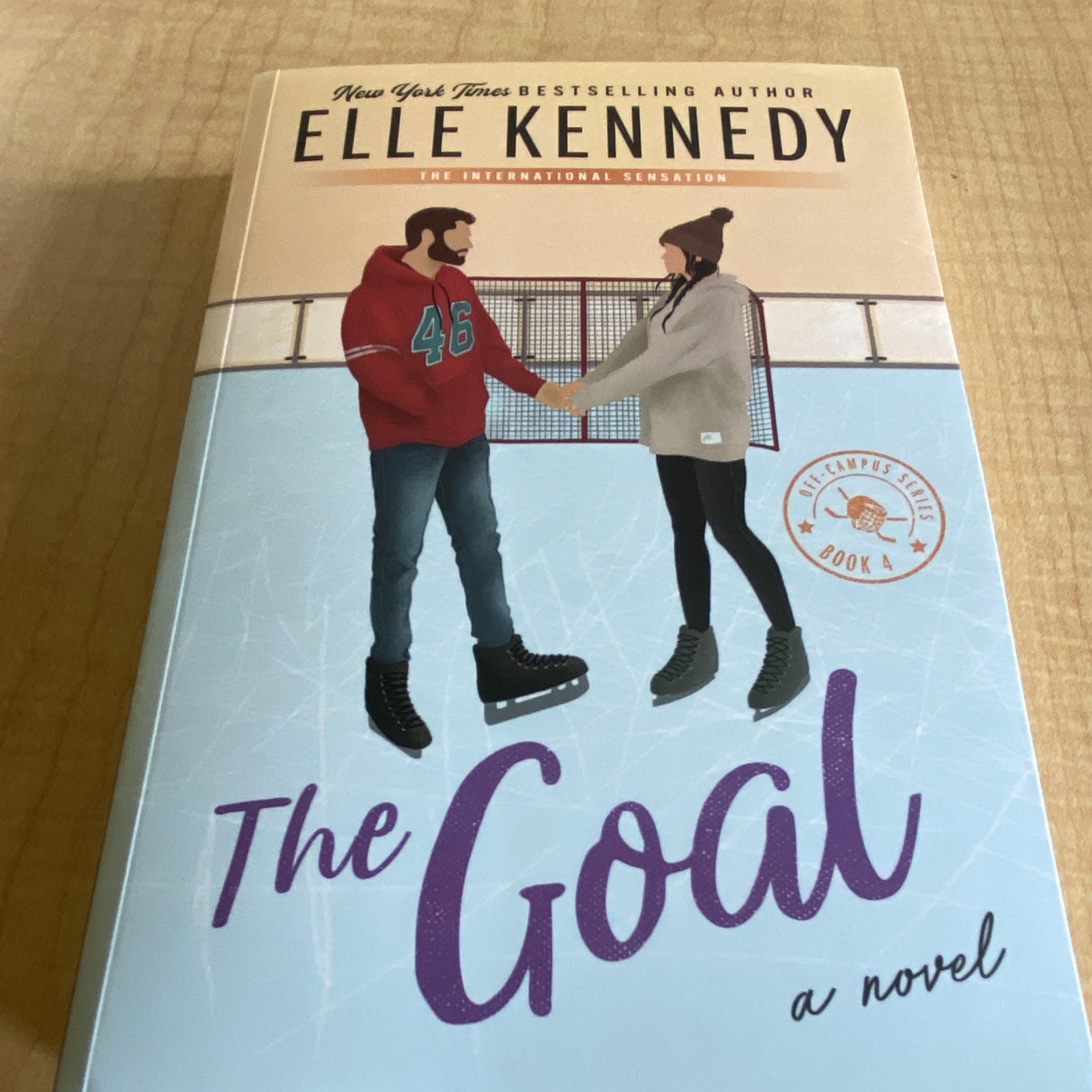 The Goal (Off-Campus) by Elle Kennedy, Bloom Books, YA Fiction Novel, PB