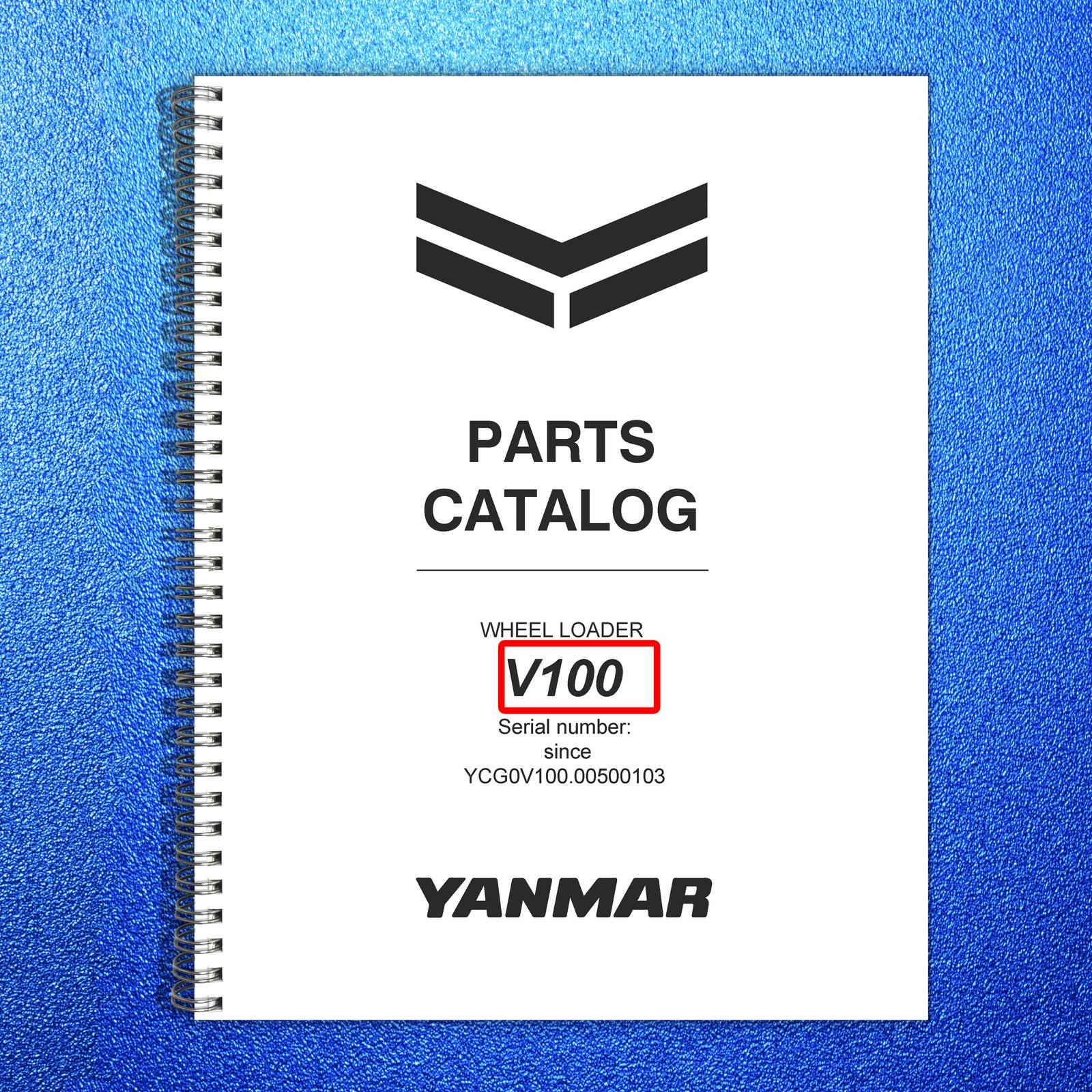 YANMAR V100 Wheel Loader Parts Catalog Manual SN YCG0V10000500103 Up – BOUND