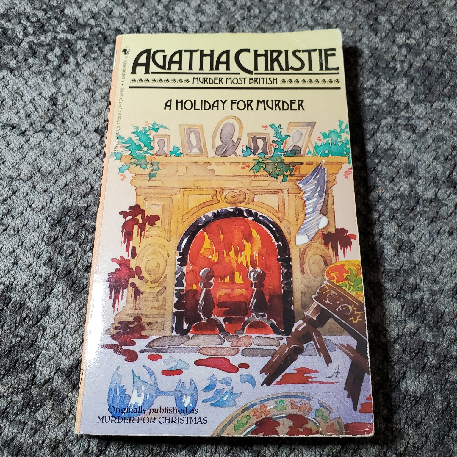 A Holiday for Murder Agatha Christie 1980 Paperback Hercule Poirot Mystery
