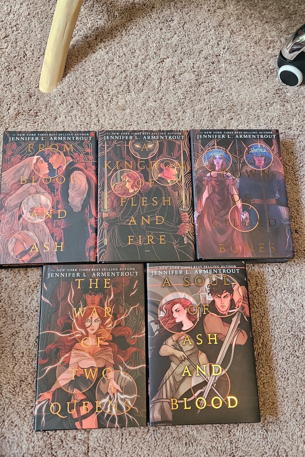 Blood and Ash 5 Books signed by the author and a like new blanket The Bookish…