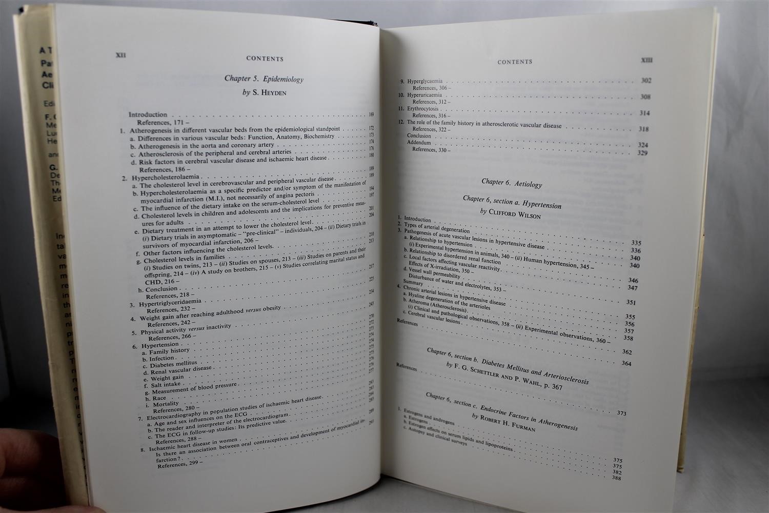 1969 Atherosclerosis: Pathology, Physiology, Aetiology, Diagnosis And Clinical..