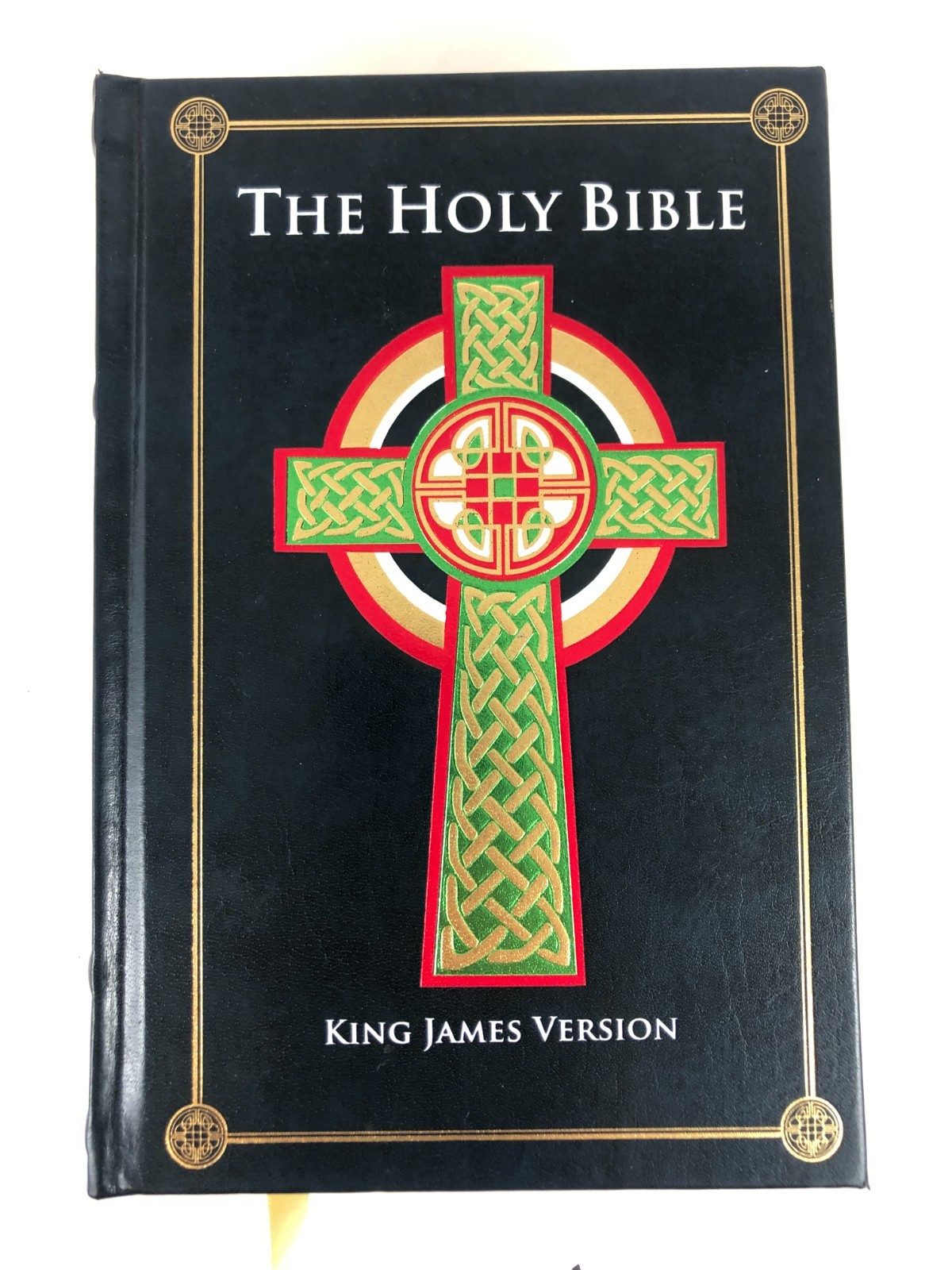 Leather-Bound HC Bible King James Version KJV Deluxe Canterbury Classics *VG+*