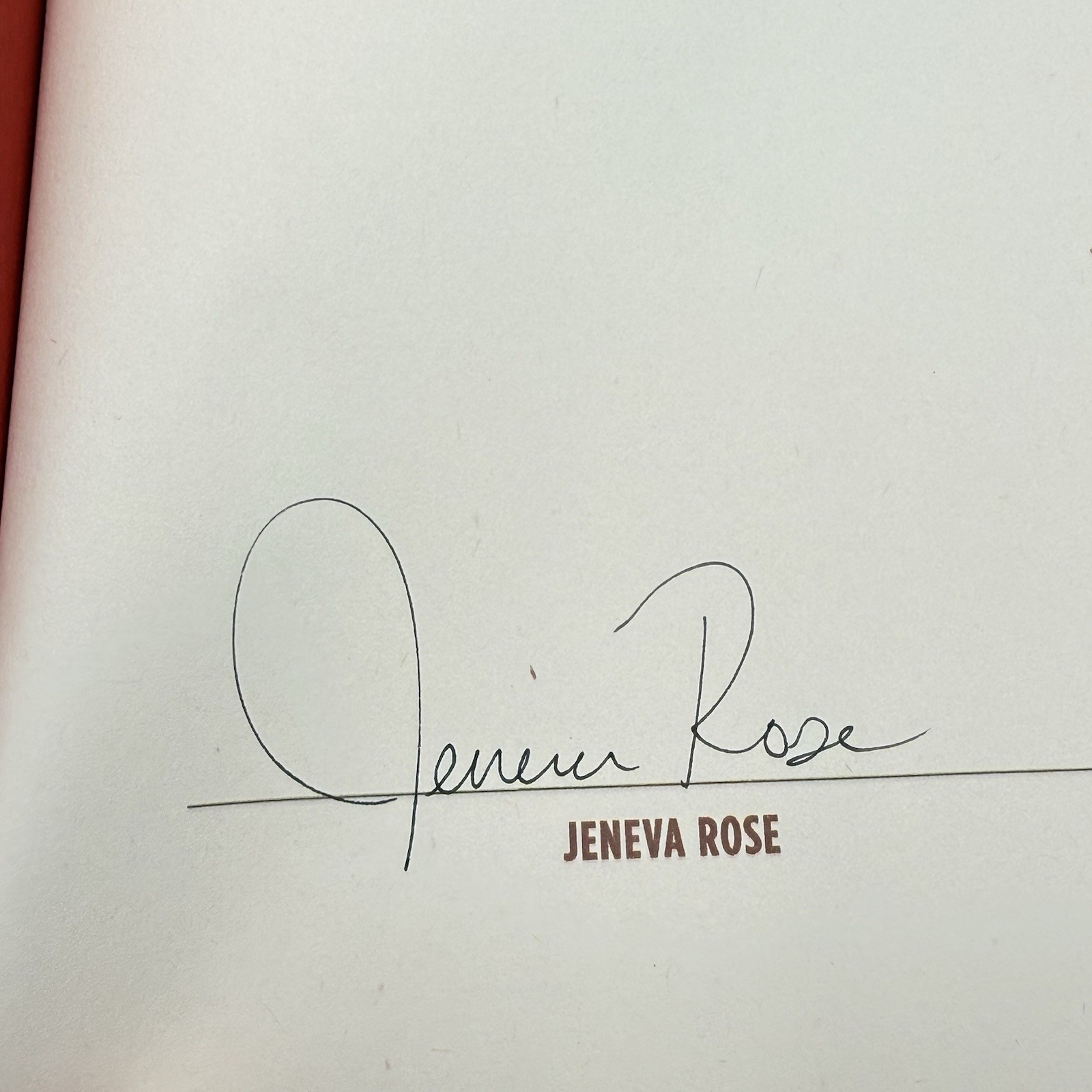 Jeneva Rose The Perfect Marriage (Signed) Collectors & The Perfect Divorce B&N