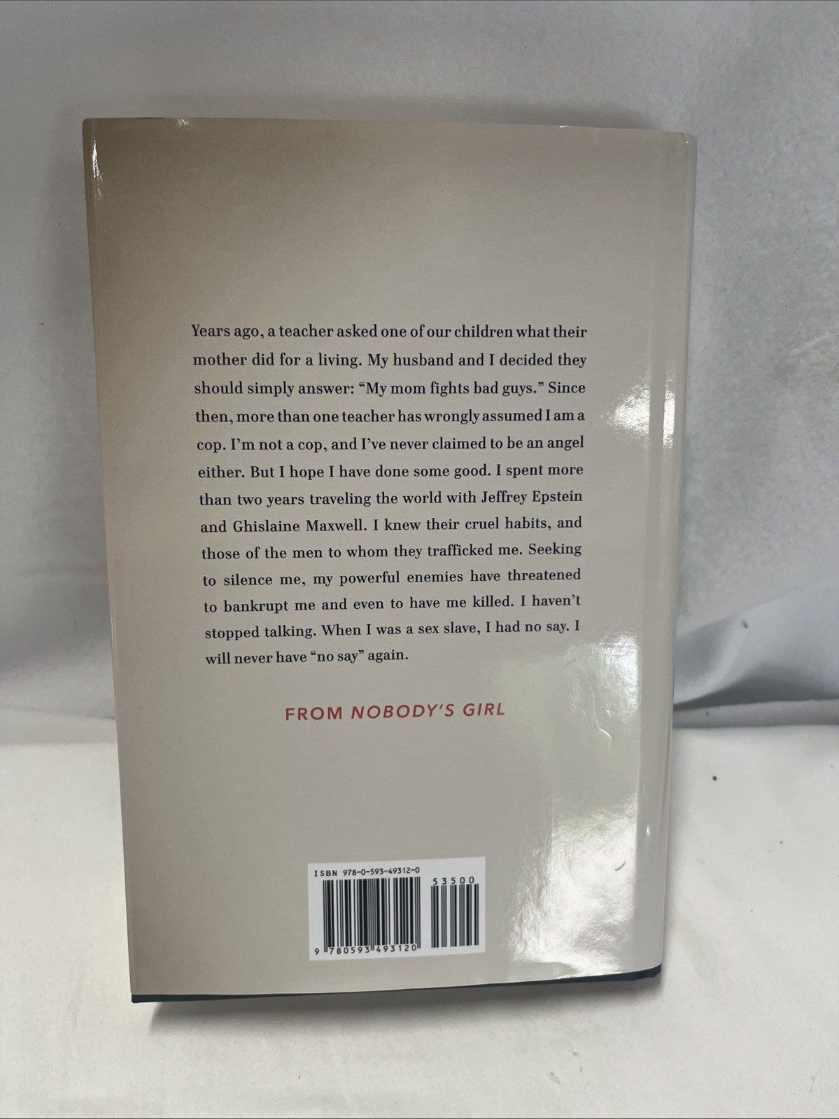 Nobody’s Girl : A Memoir of Surviving Abuse and Fighting for Justice by Virginia