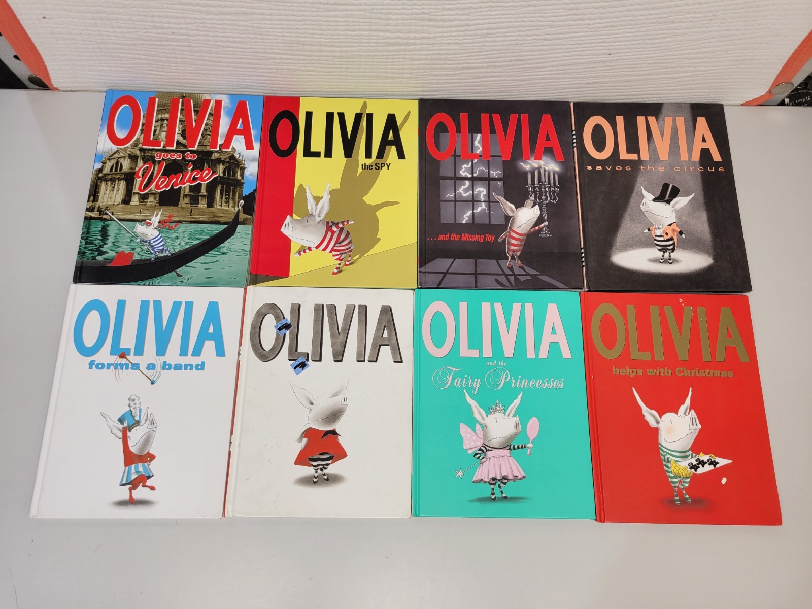 Lot of 8 OLIVIA Picture & Storybooks by Ian Falconer All Hardcover