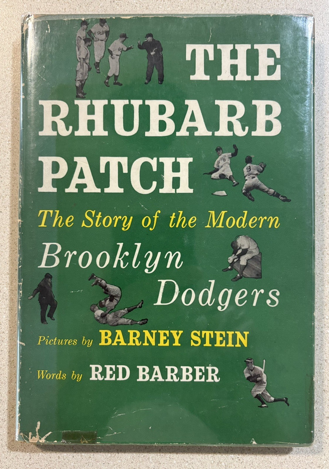 The Rhubarb Patch Brooklyn Dodgers 1954 HC DJ 1st ed Ruth Reese Robinson Snider