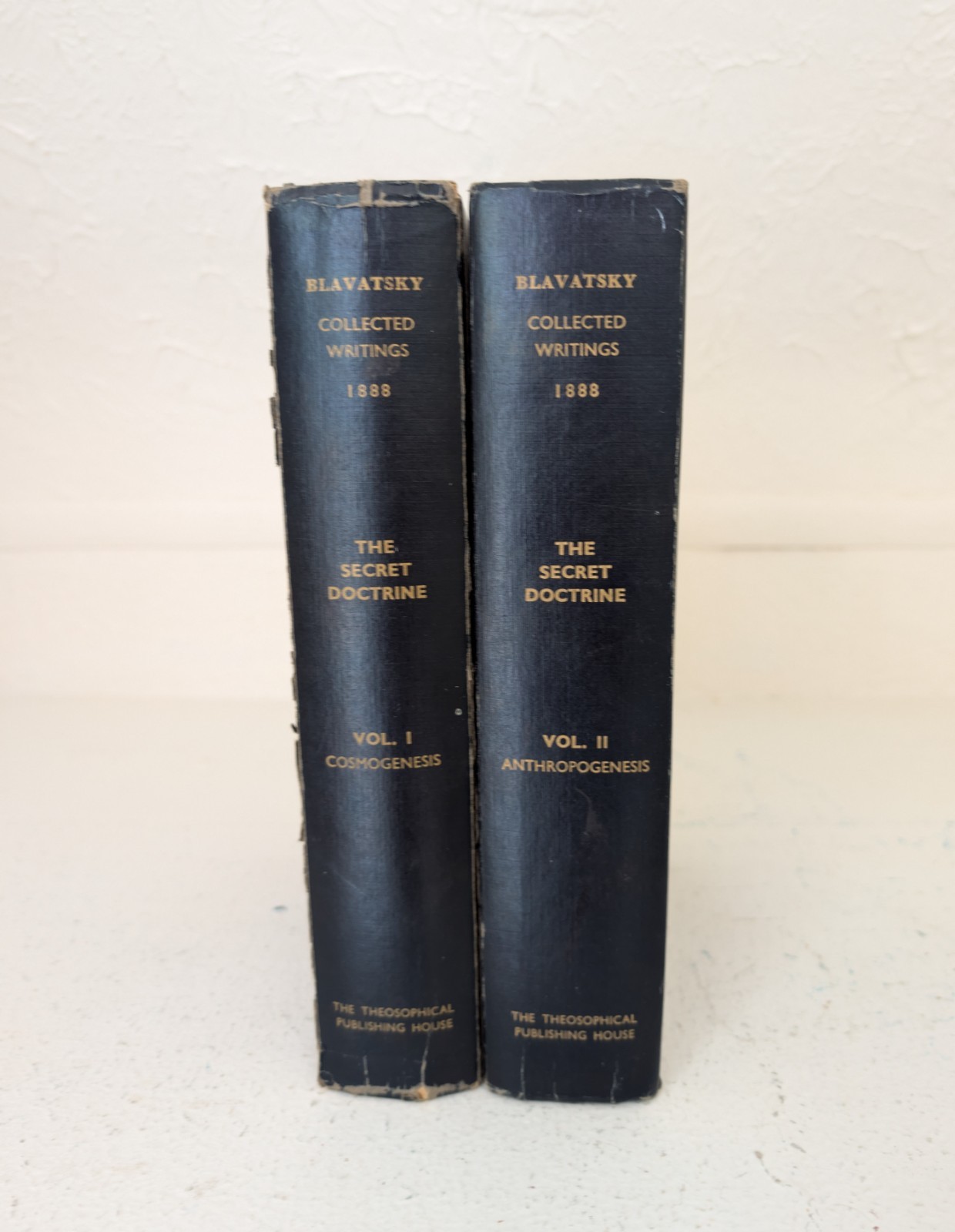 Blavatsky Collected Writings 1888 The Secret Doctrine Vol 1 &2 Hardcover Books