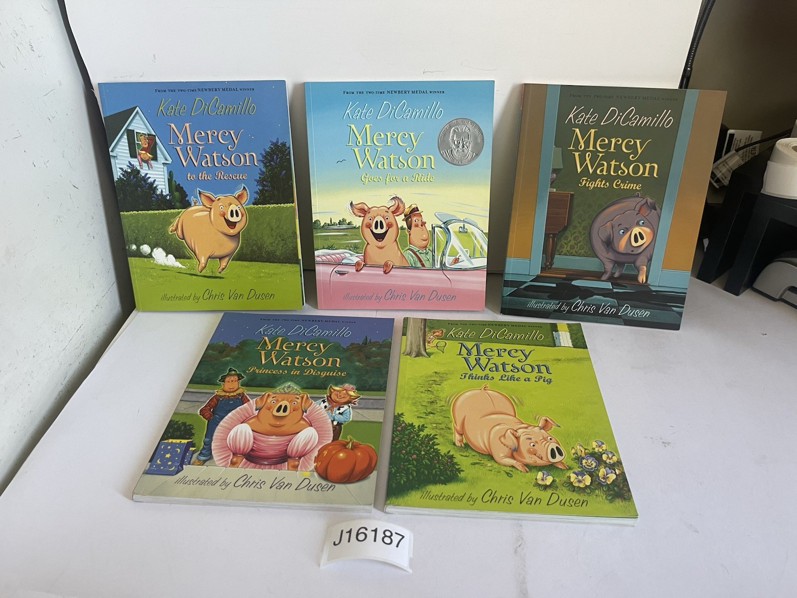 Kate DiCamillo MERCY WATSON lot of 5 Paperback Books First Edition 2009