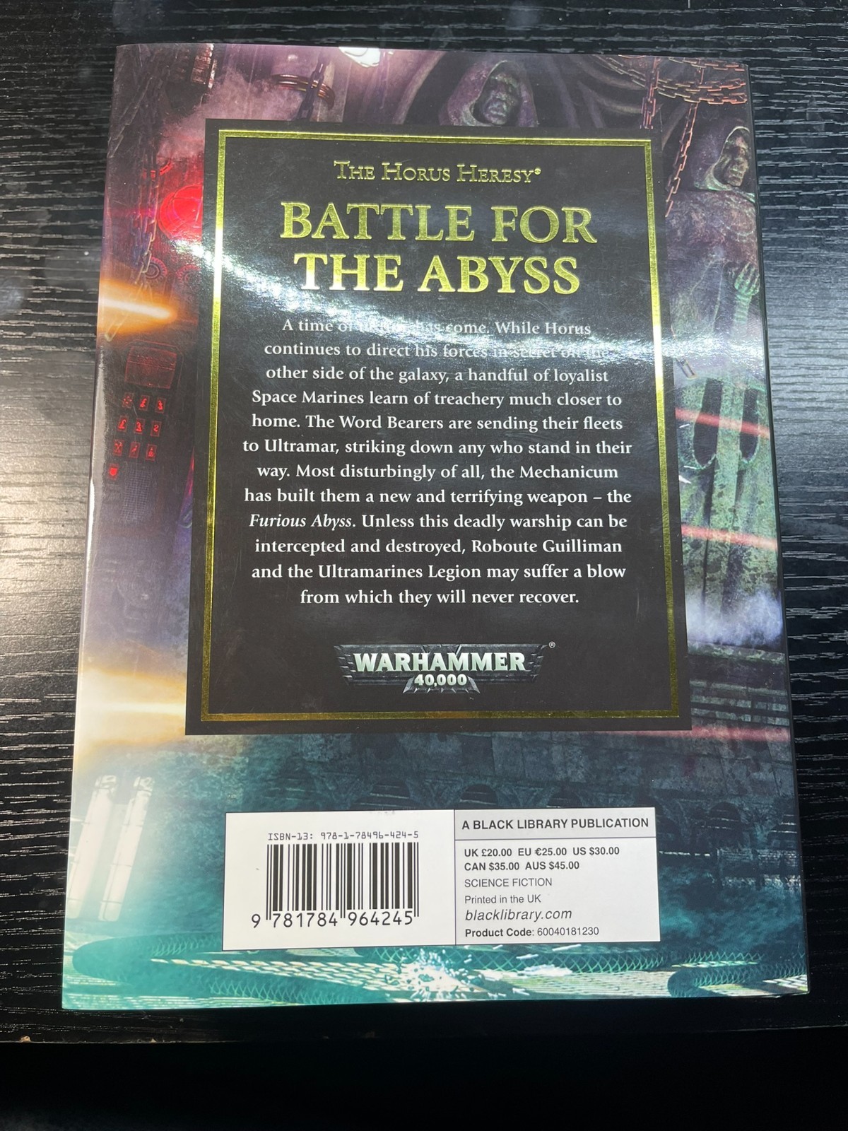 Horus Heresy VIII Battle for the Abyss HARDCOVER