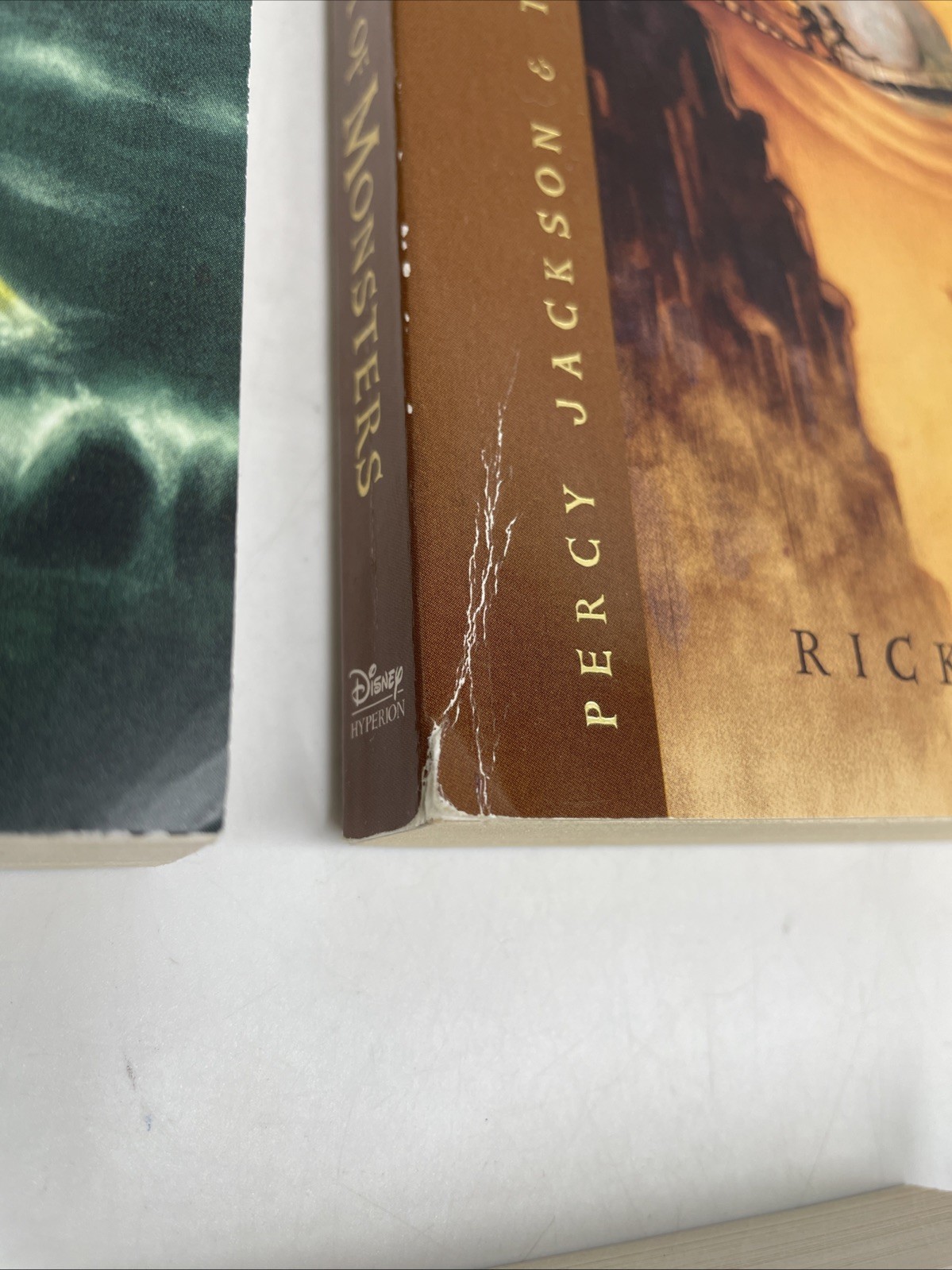 Percy Jackson & the Olympians by Rick Riordan Paperback 5 Book Set w/ Slip Cover