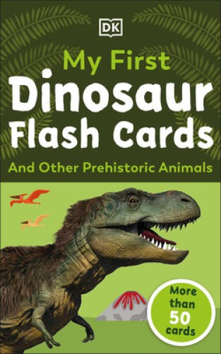 My First Dinosaur Flash Cards – Cards By DK – GOOD