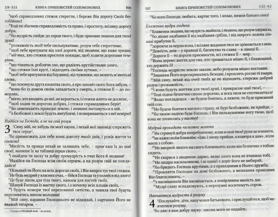 Ukrainia BIBLE НОВИЙ ЗАПОВІТ ПСАЛМИ ПРИПОВІСТІ СОЛОМОНА 145 х 220 mm Біблія
