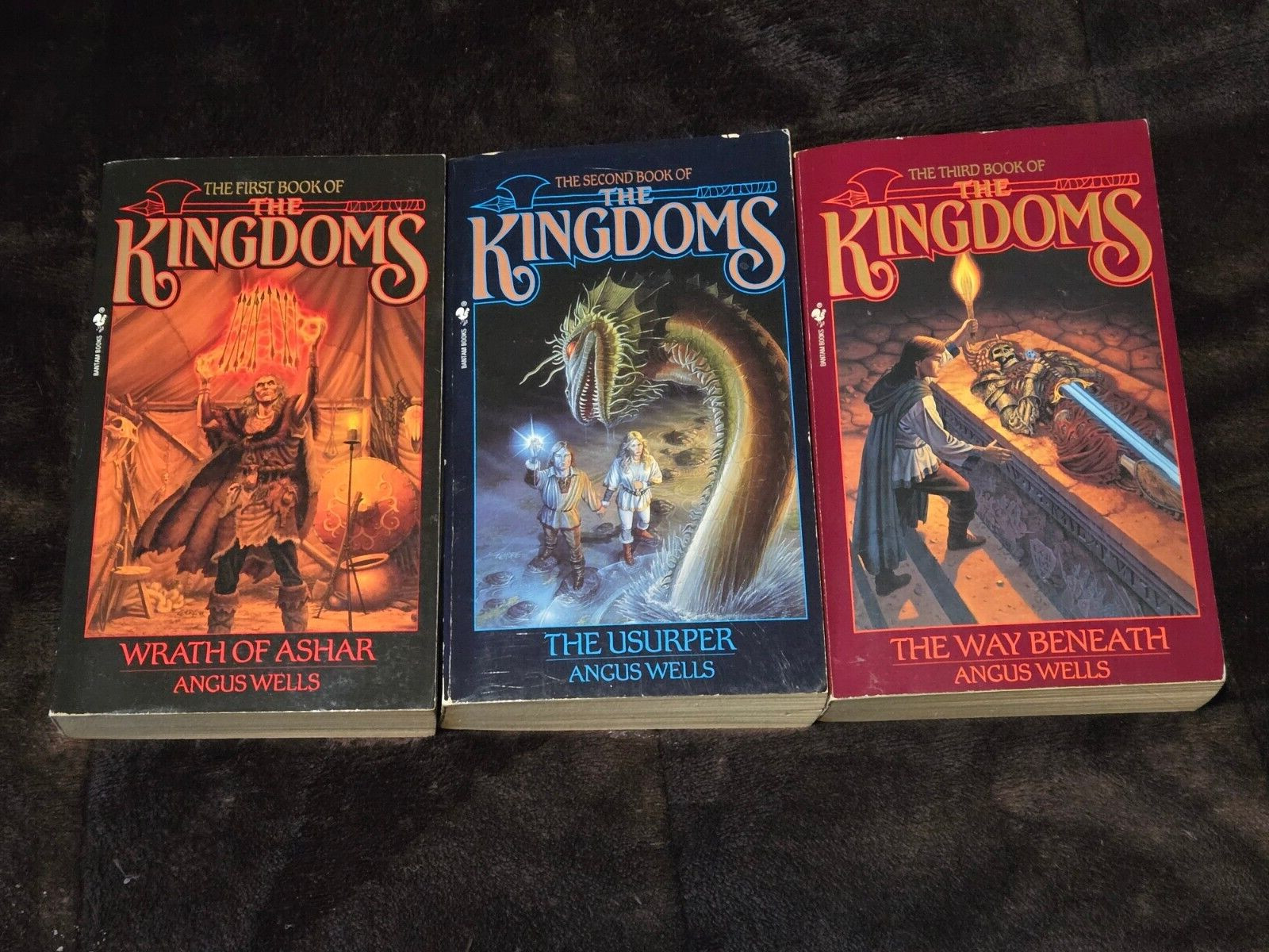 The Kingdoms Trilogy -Wrath of Ashar/The Usurper/The Way Beneath-BY Angus Wells