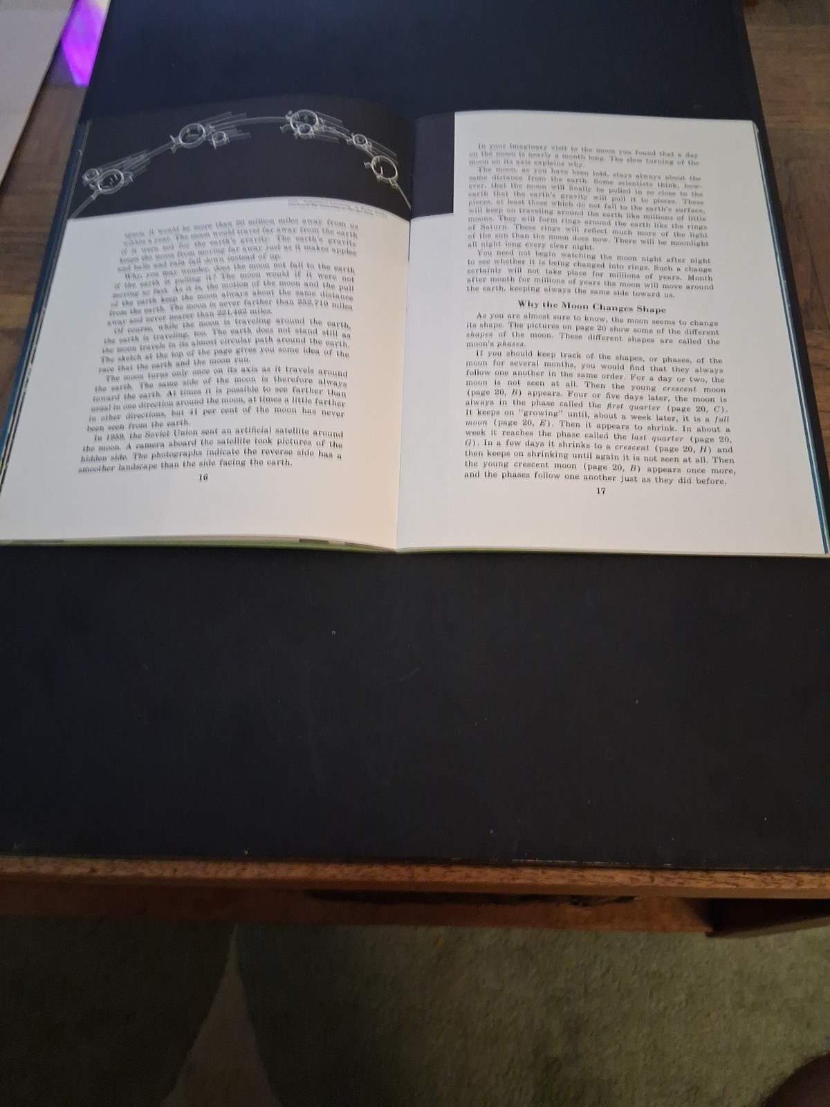 Earth’s Nearest Neighbor Moon Book 1966 Edition Bertha Parker Paperback V. G.