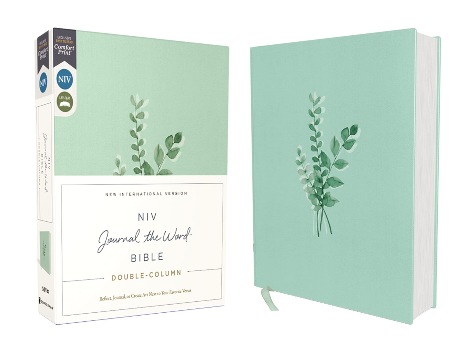 NIV, Journal the Word Bible (Perfect for Note-Taking), Double-Column, Cloth o…