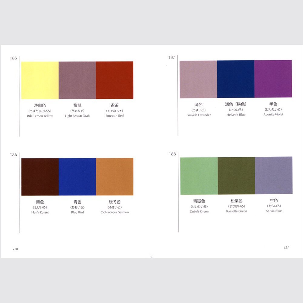 Dictionary of Color Combinations Vol.1 & 2 Japanese Creative 2 Books Set NEW