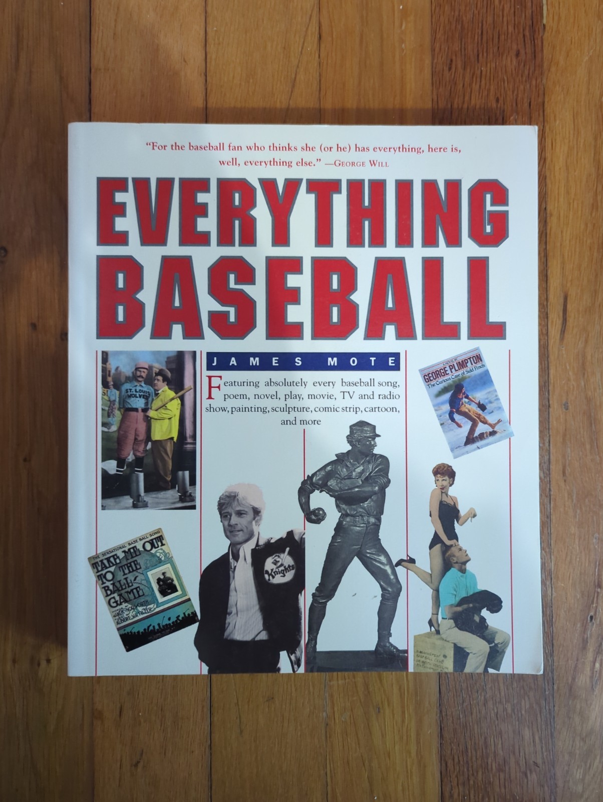 Everything Baseball PB Paperback Book James Mote MLB Song Poem Novel Play Movie