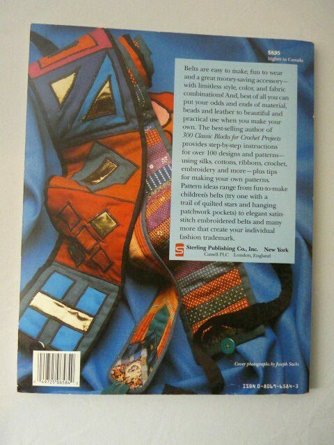 Textile Belt Making Softcover Book LInda P Schapper 1988 96 Pages