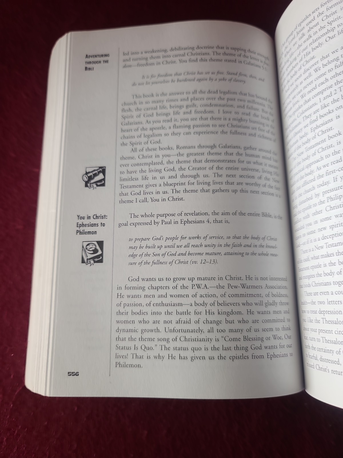 ADVENTURING THROUGH THE BIBLE: A COMPREHENSIVE GUIDE TO By Ray C. Stedman