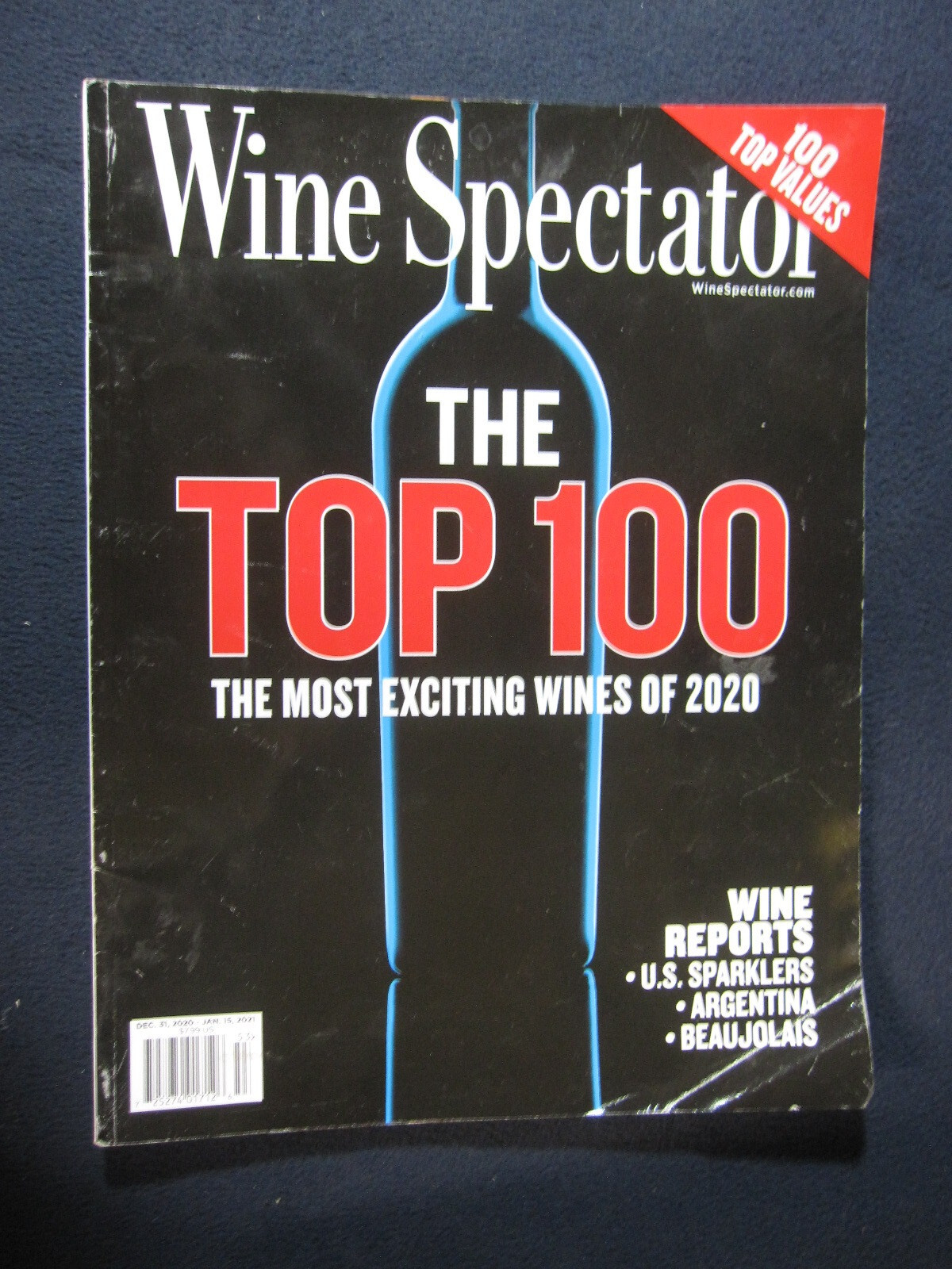 Wine Spectator Magazine December 31, 2020 – January 15, 2021 TOP WINES OF 2020