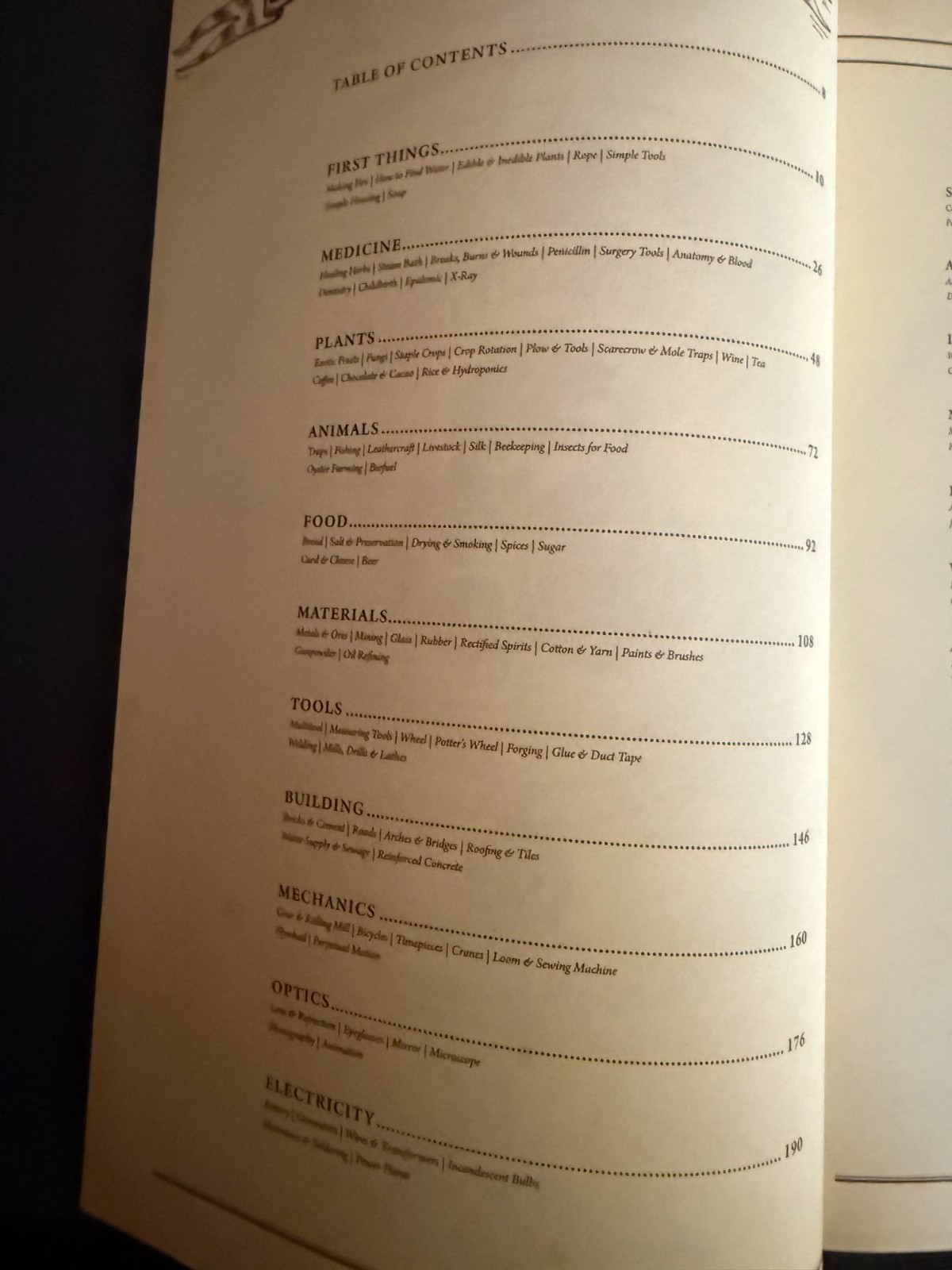 The Book. The Ultimate Guide to Rebuilding a Civilization. Hardcover. Brand New.