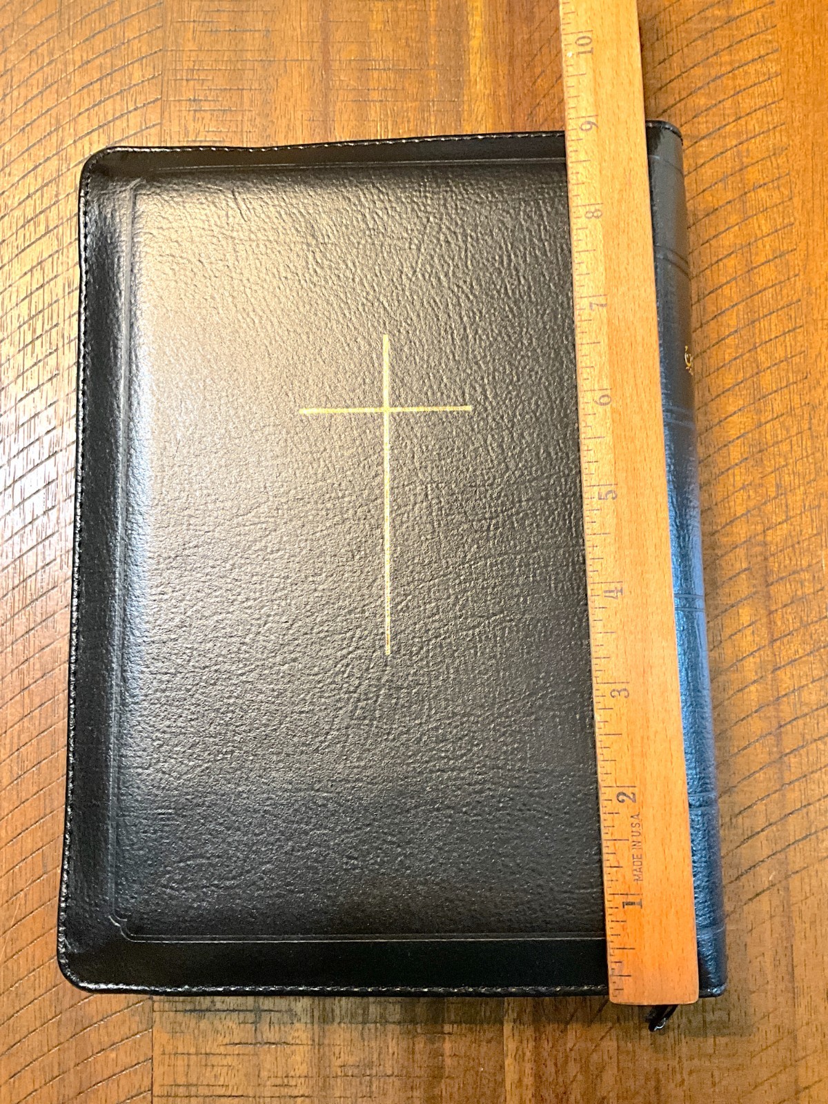 Arabic Bible, Van Dyck Version, Black Leather Zipper, Thumb Index, Classical