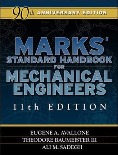 Marks’ Standard Handbook for Mechanical Engineers 11th Edition