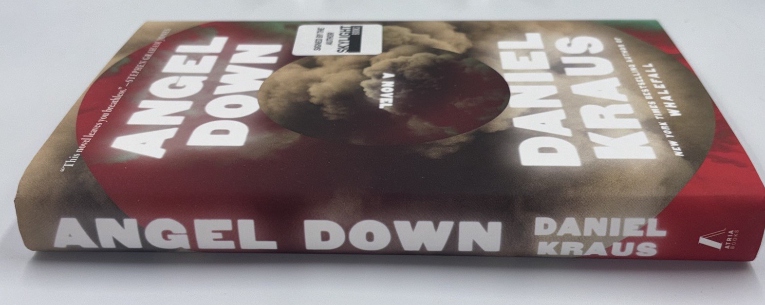 DANIEL KRAUS ANGEL DOWN SIGNED AUTOGRAPHED PULIZTER PRIZE HC 1ST ED / 3RD BOOK 3