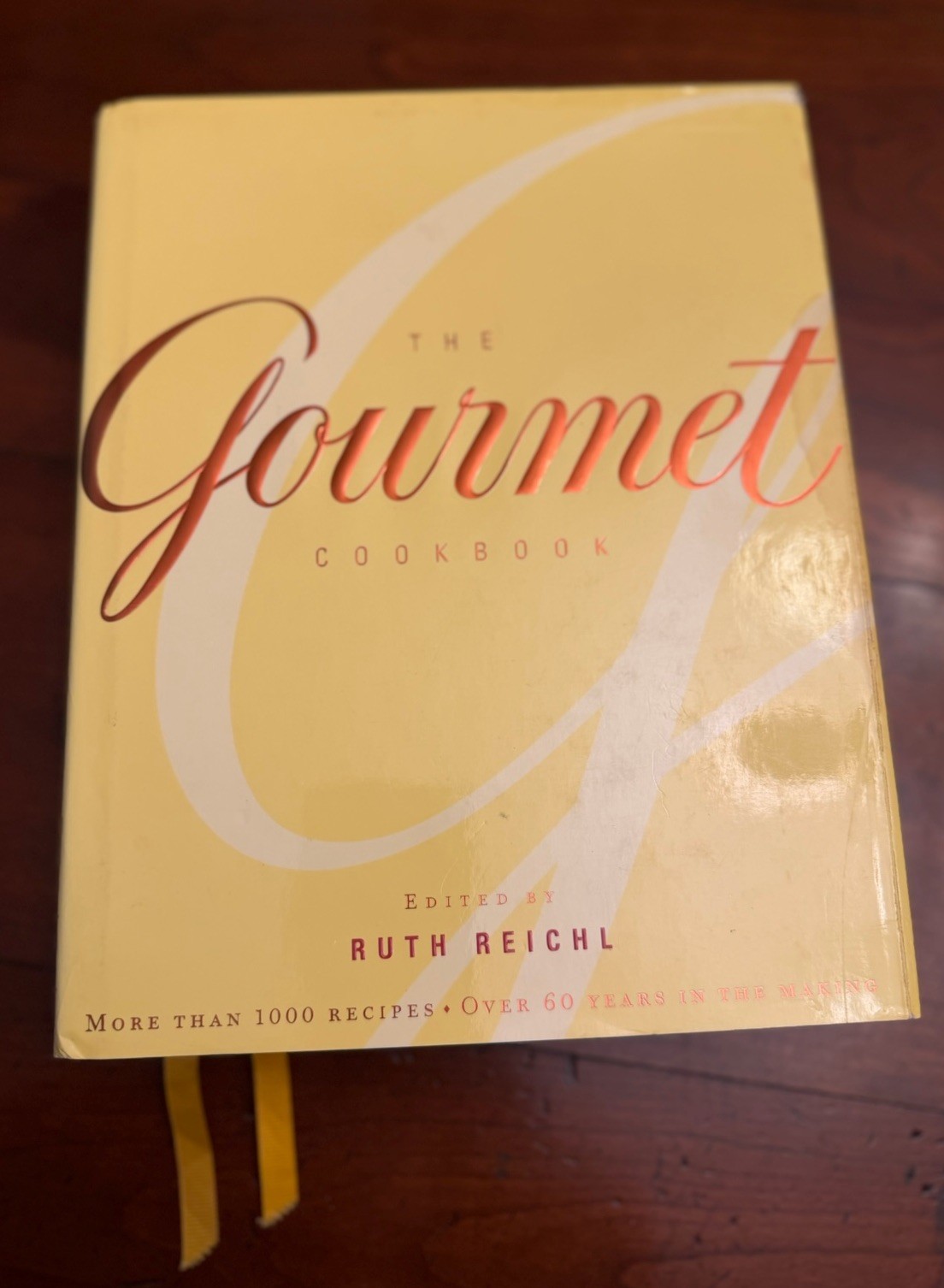 The Gourmet Cookbook edited by Ruth Reichl – 2004 Hardcover with Dust Jacket
