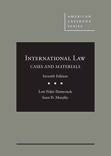 International Law, Cases and – Hardcover, by Damrosch Lori; Murphy – Very Good d