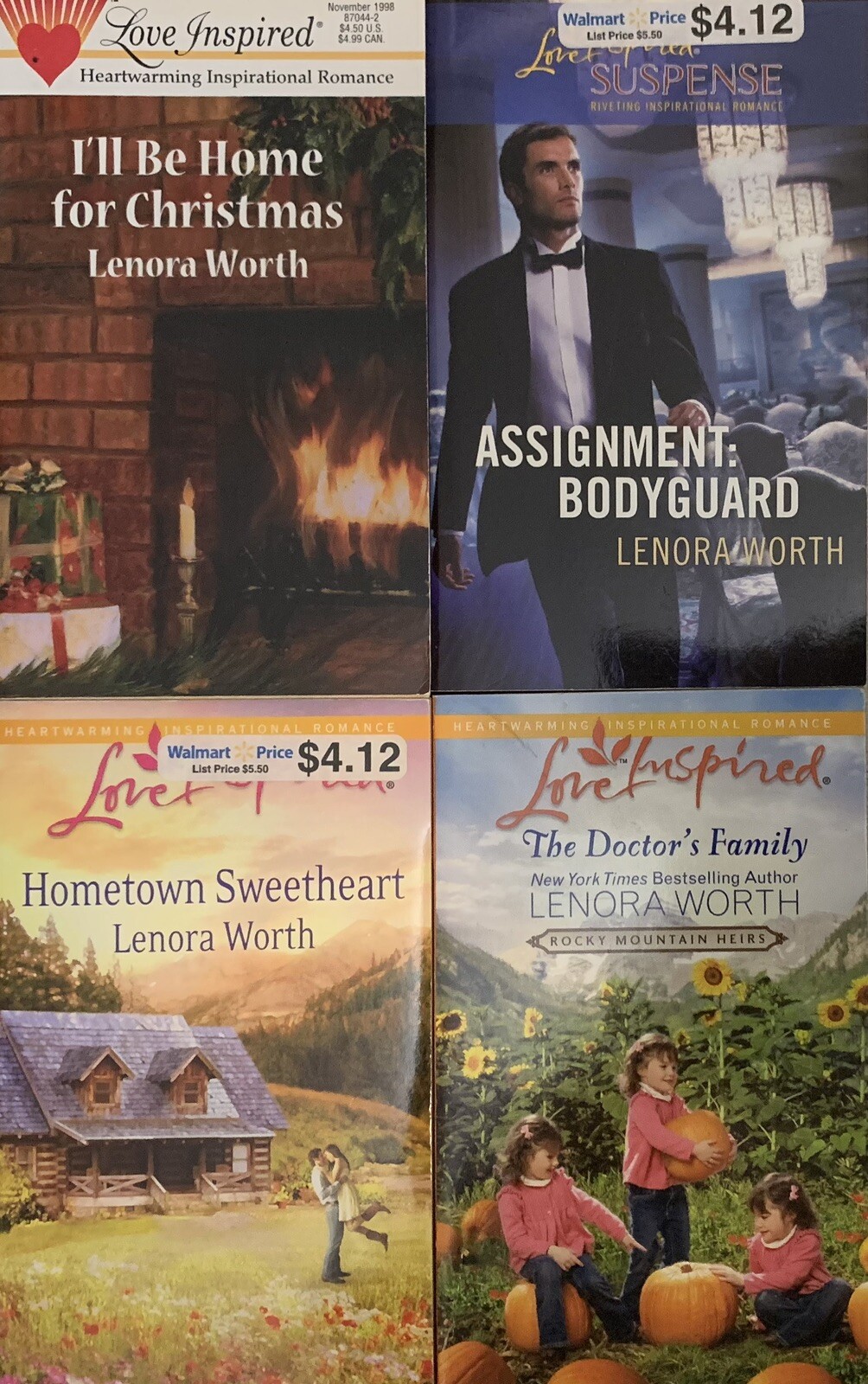 lot LOVE INSPIRED (4 pb) ALL by Lenora WORTH inspirational romance