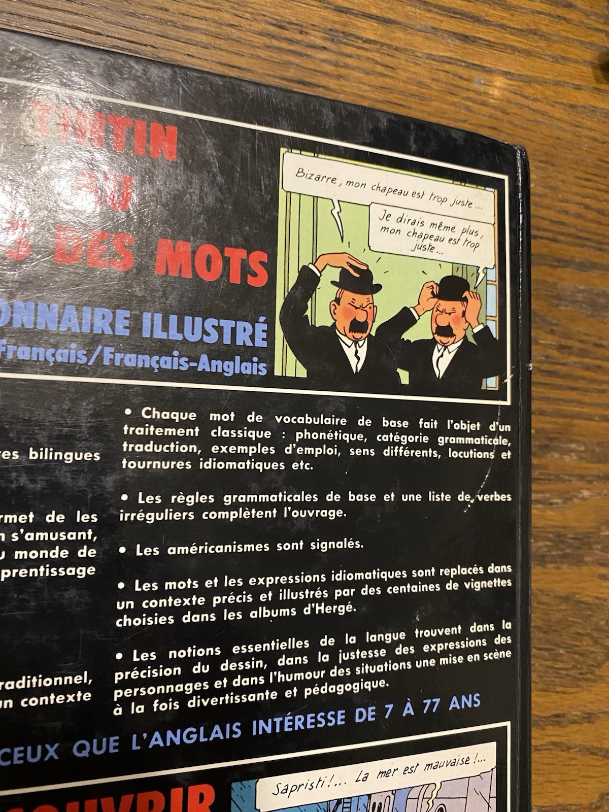 Harrap’s Tintin French Illustrated Dictionary: English-French/French-English Oop
