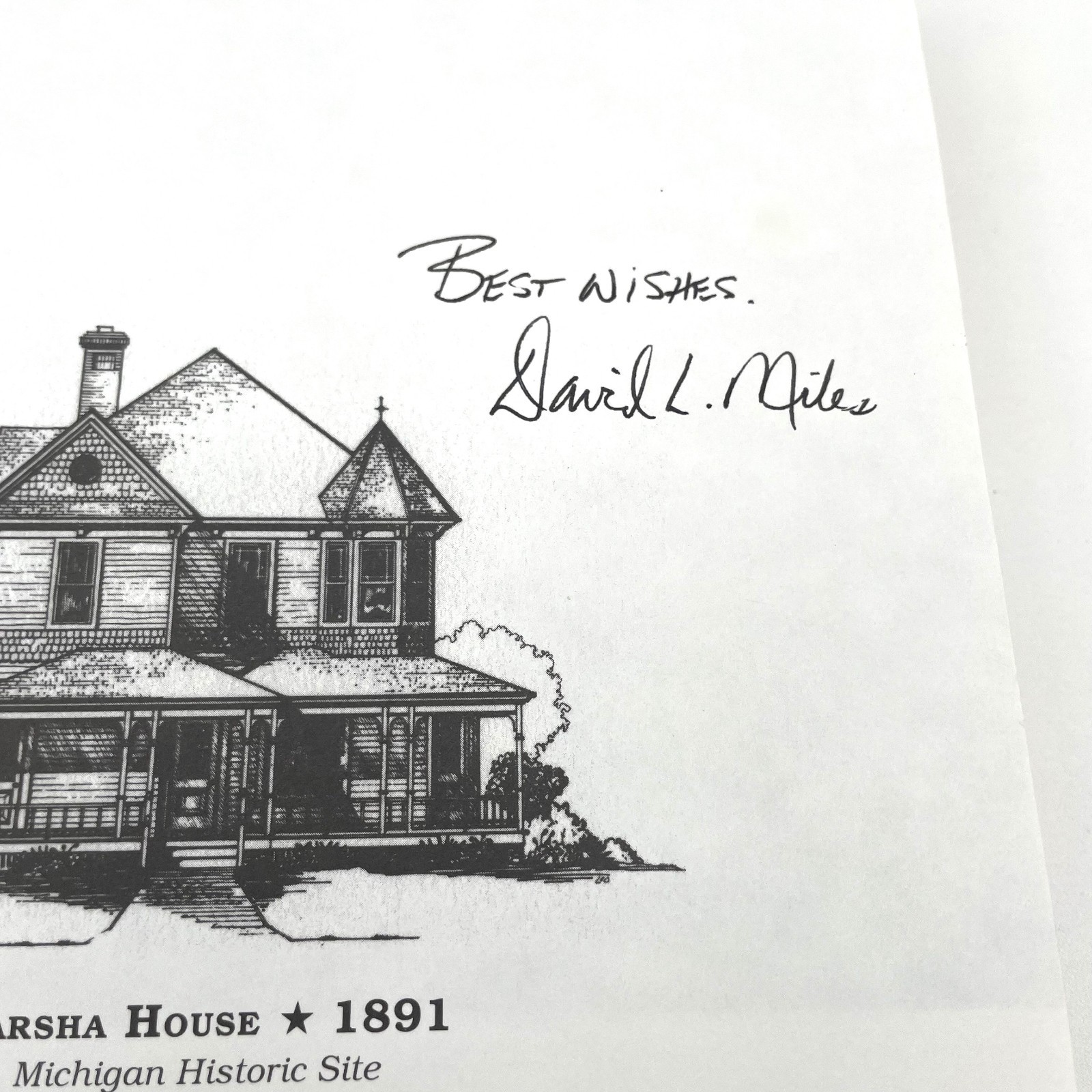 Bob Miles Charlevoix II Hardcover Book SIGNED by David Miles Michigan History