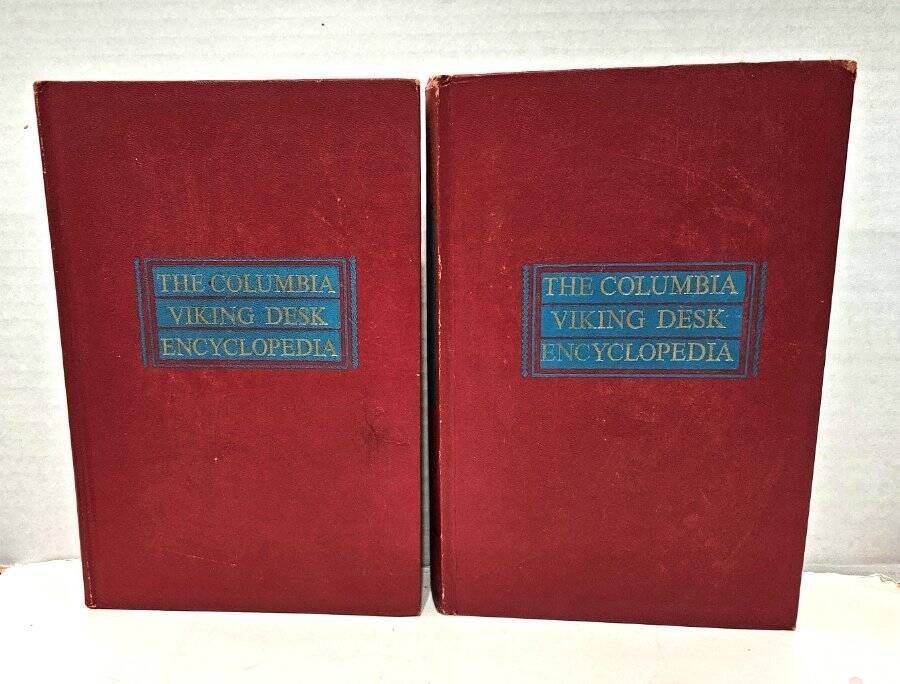 The Columbia Viking Desk Encyclopedia Volume 1 & 2 1968 3rd Ed. Hardcover