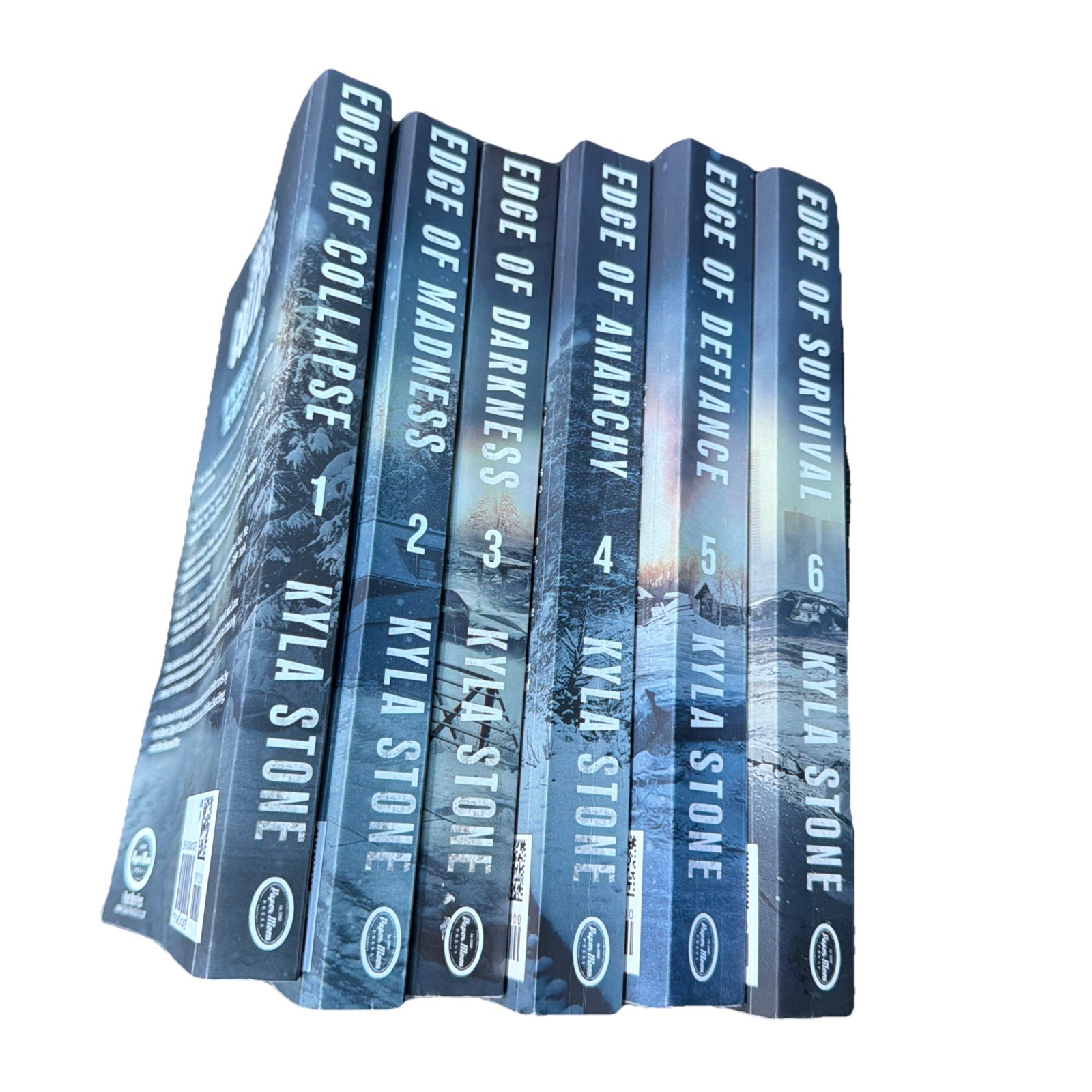 Edge of Collapse Series by Kyla Stone Books 1-6 Paperback VG+ Condition Lot Set