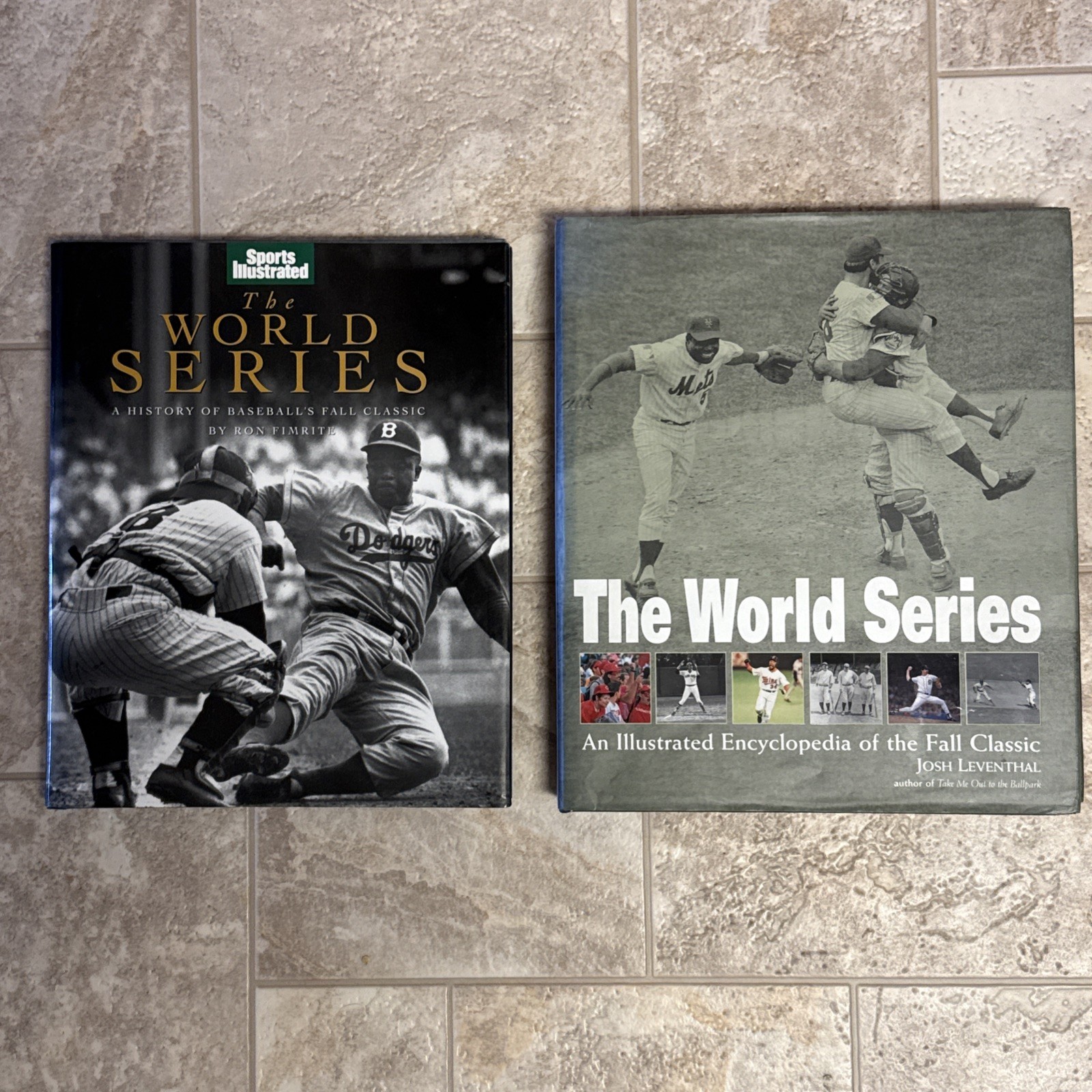 MLB World Series Book Lot of 2 Large Books