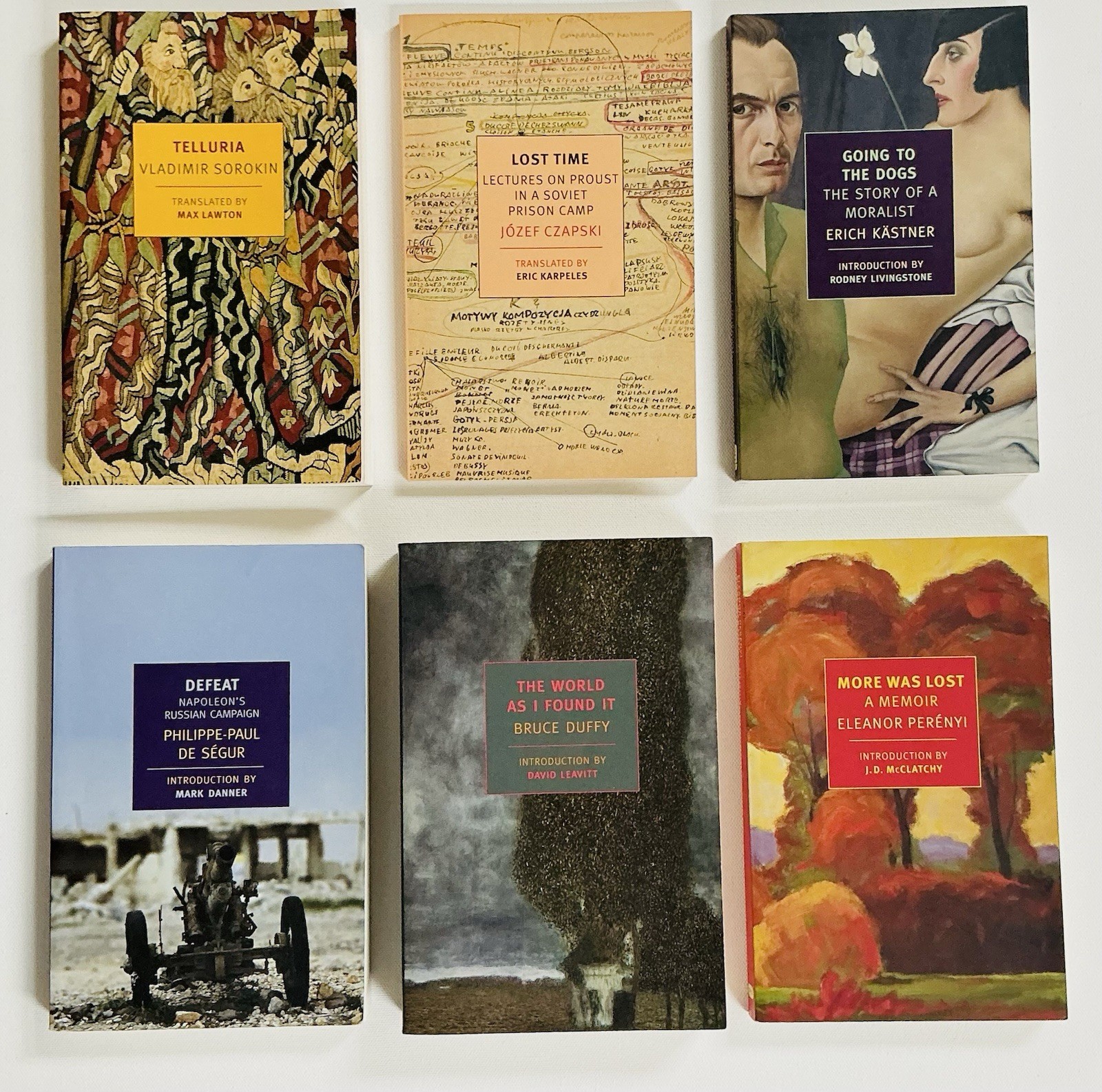 6 NYRB CLASSICS LITERATURE MEMOIR HISTORY FICTION MIXED BOOK LOT TPB 5 FIRST ED.