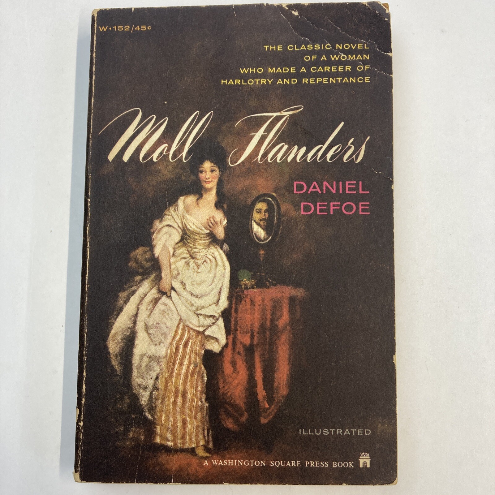 Harlotry Career Realistic Novel of Low Life Moll Flanders Daniel Defoe 1962 PB
