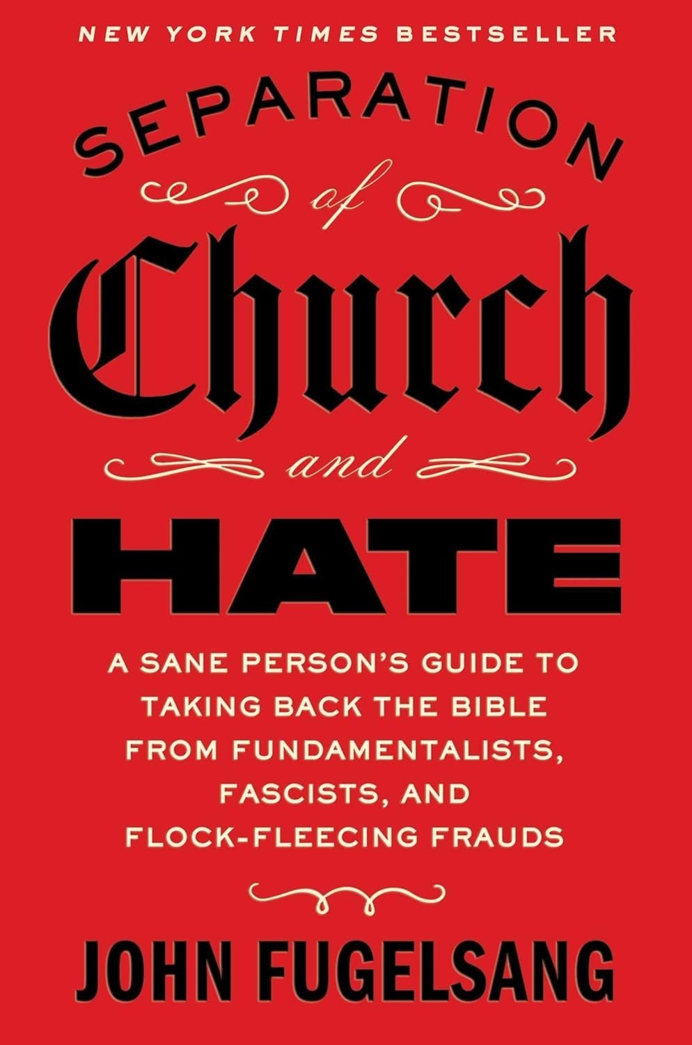 Separation of Church and Hate By John Fugelsang Paperback**