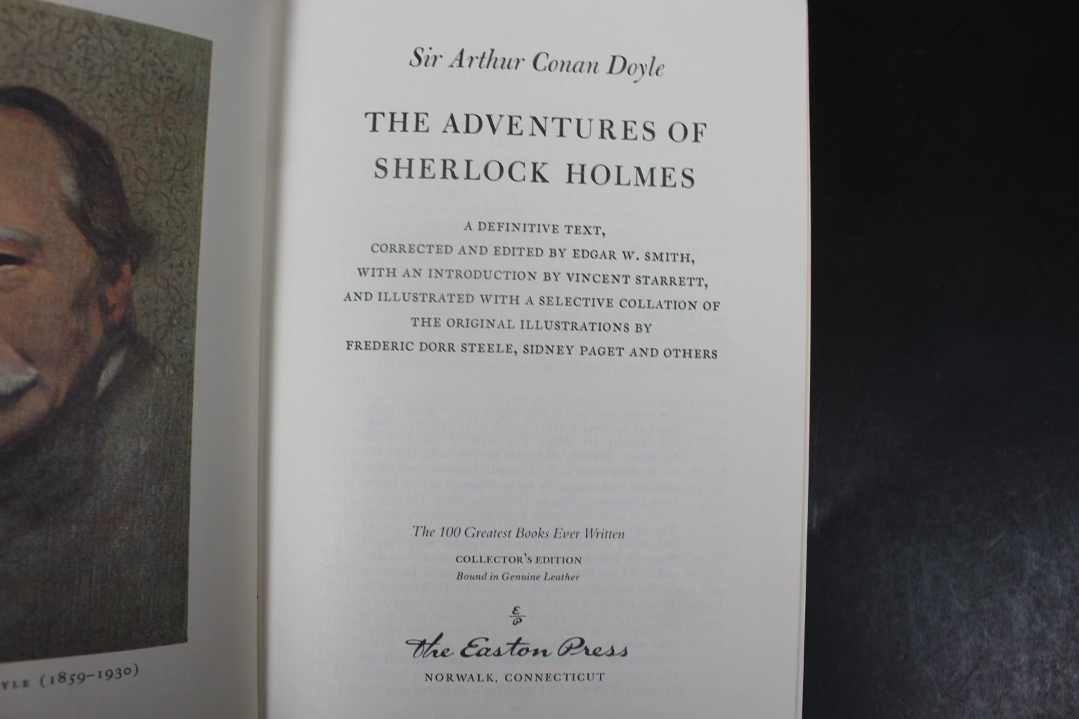 Adventures of Sherlock Holmes Conan Doyle Easton Press Collector’s Edition 1981