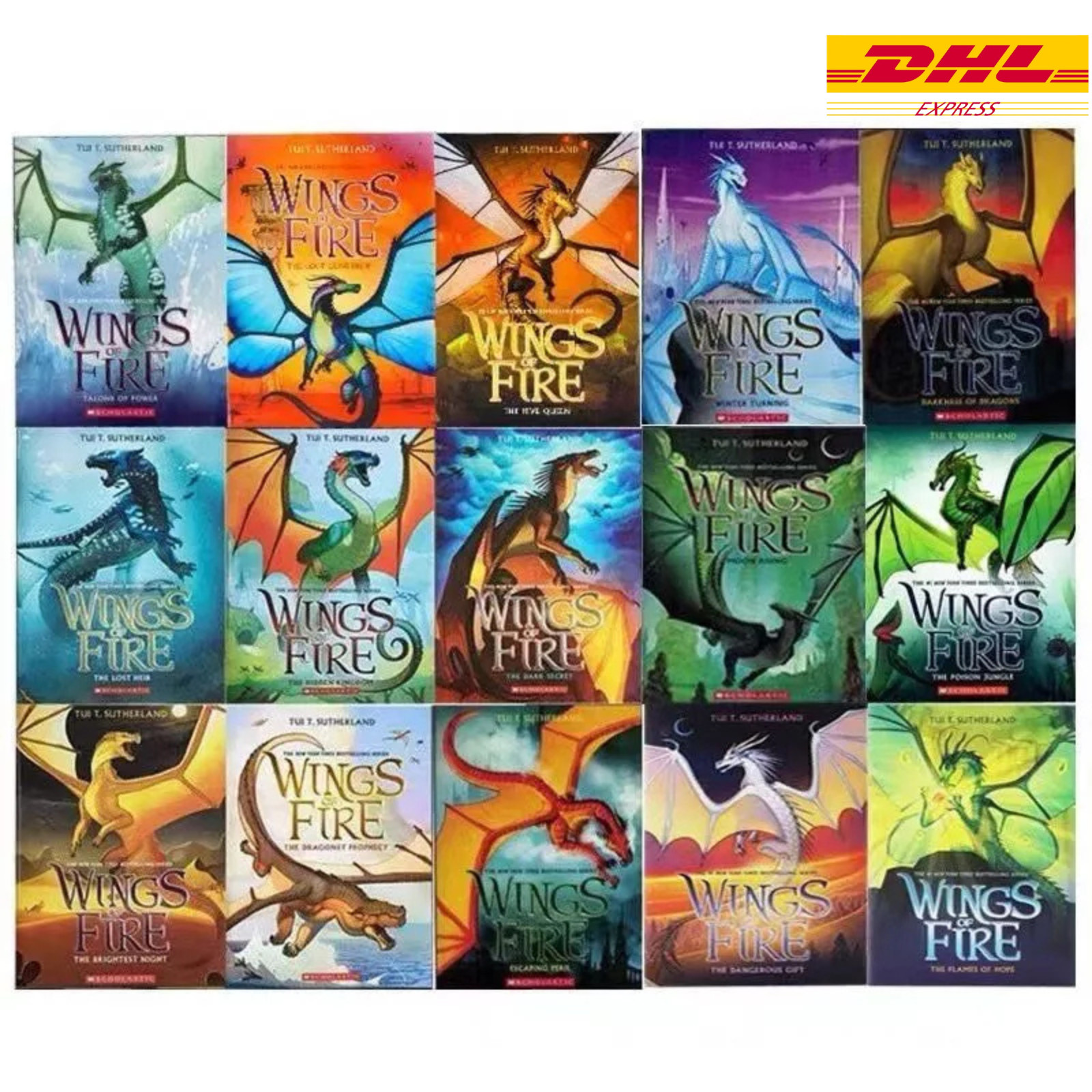 Wings of Fire: The Complete Collection Series Set (Book 1-15) NEW Paperback 2022